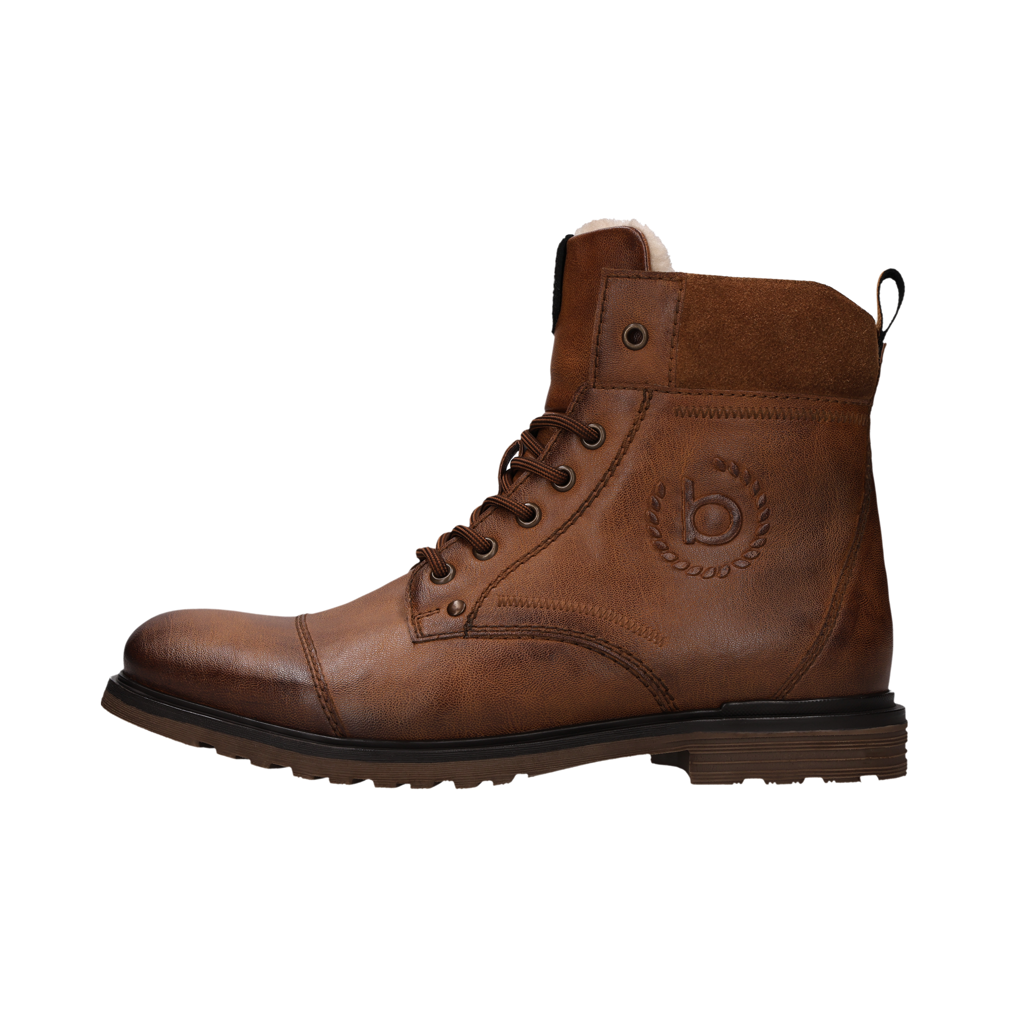 bugatti Schnürboots  Schnürstiefelette, Winterboots mit Warmfutter