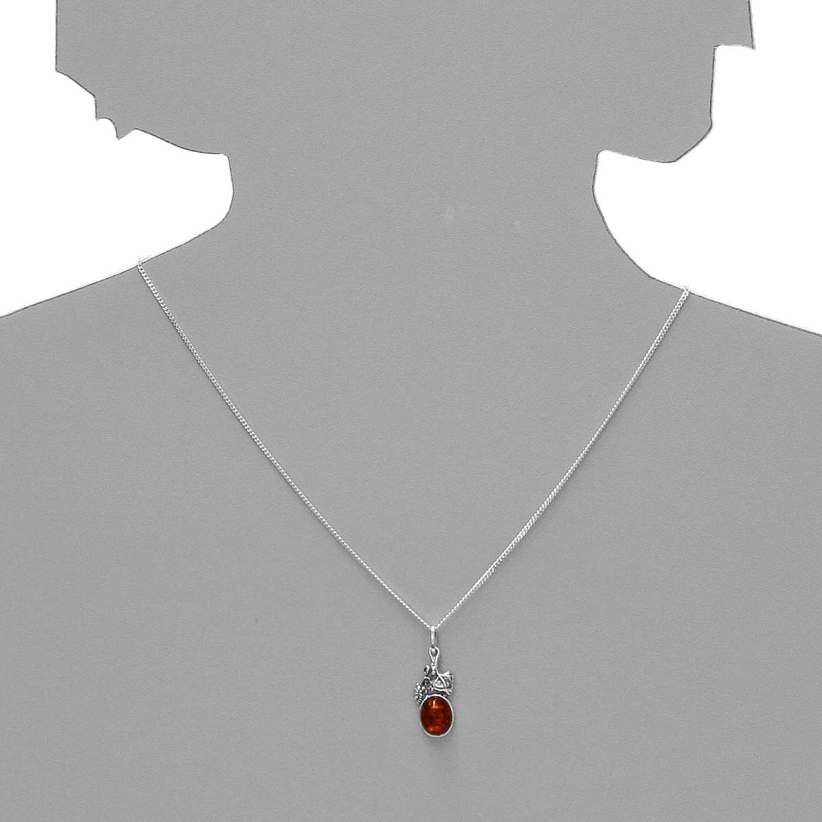 OSTSEE-SCHMUCK Kette mit Anhänger »Ostsee-Schmuck Kette mit Anhänger Vani Kette mit Anhänger Vani«, (2 tlg.)