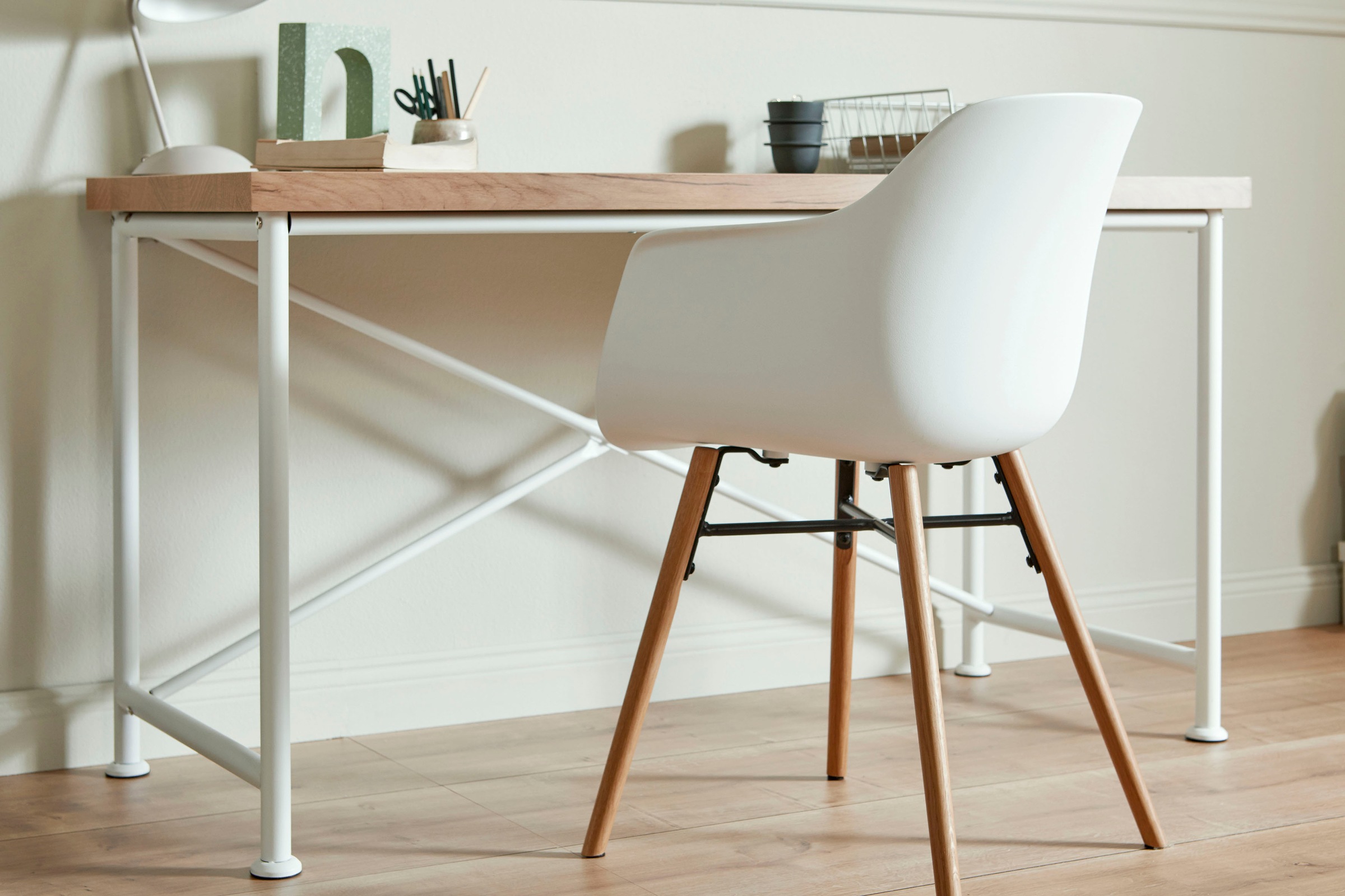 Jahnke Schreibtisch »CRAFT«, Breite 140 cm, Schreibtisch im Industrie-Design