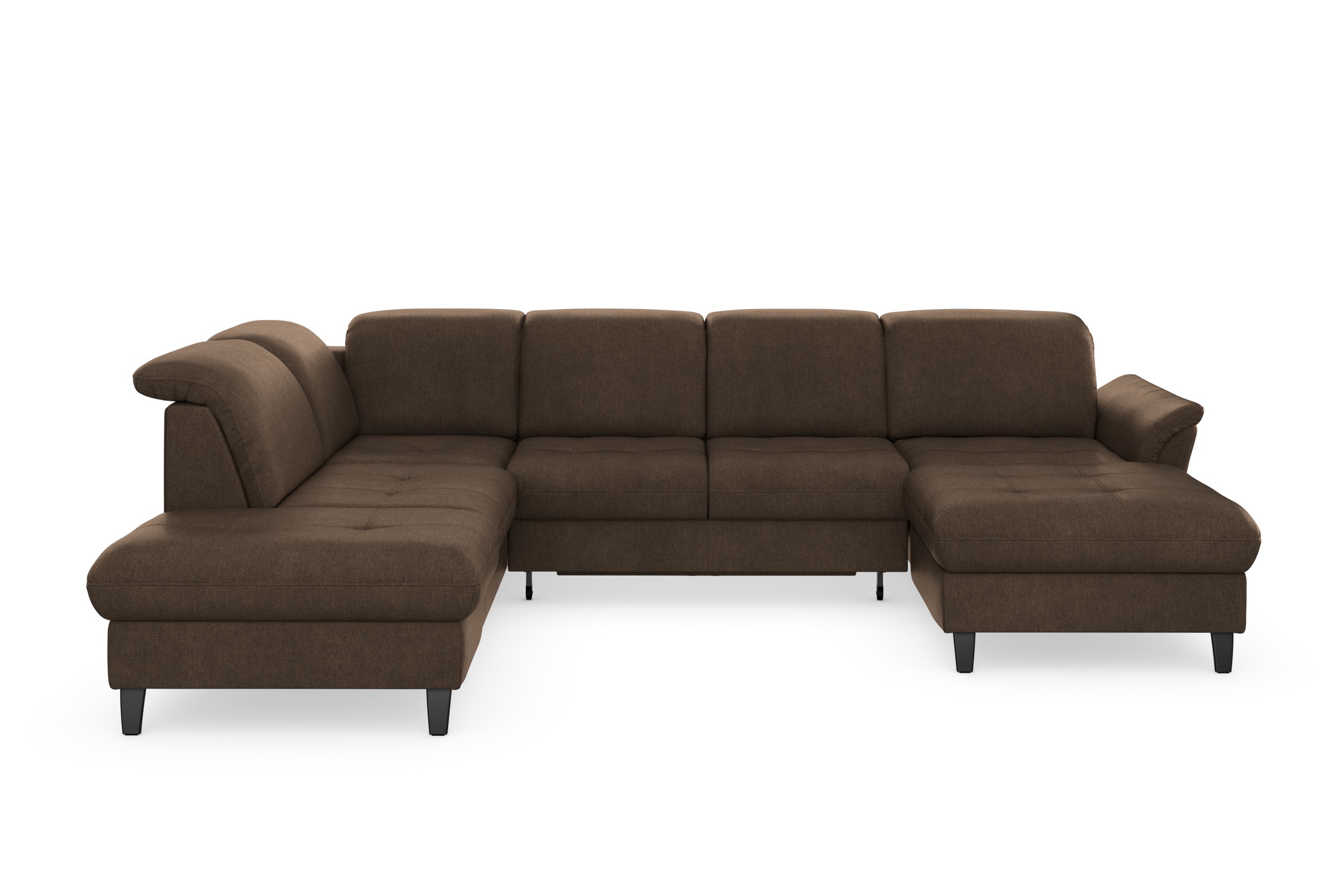sit&more Wohnlandschaft »Maggiore U-Form«, wahlweise mit Kopfteilverstellung, Bettfunktion und Stauraum