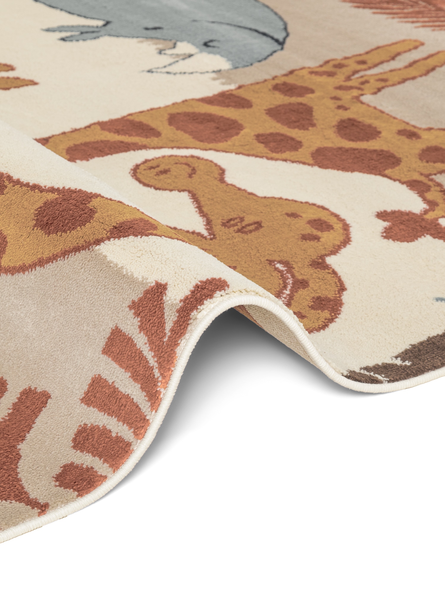 HANSE Home Kinderteppich »Savanna« rechteckig 10 mm Höhe Pflegeleicht, Weich, Kinderzimmer, Spielteppich, Spielunterlage