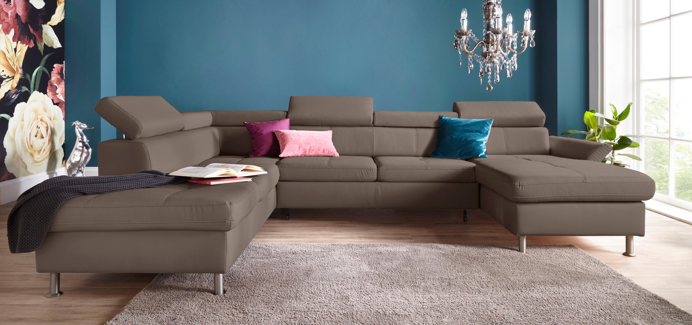 exxpo - sofa fashion Wohnlandschaft »Maretto, bequem und komfortabel, viel günstig online kaufen