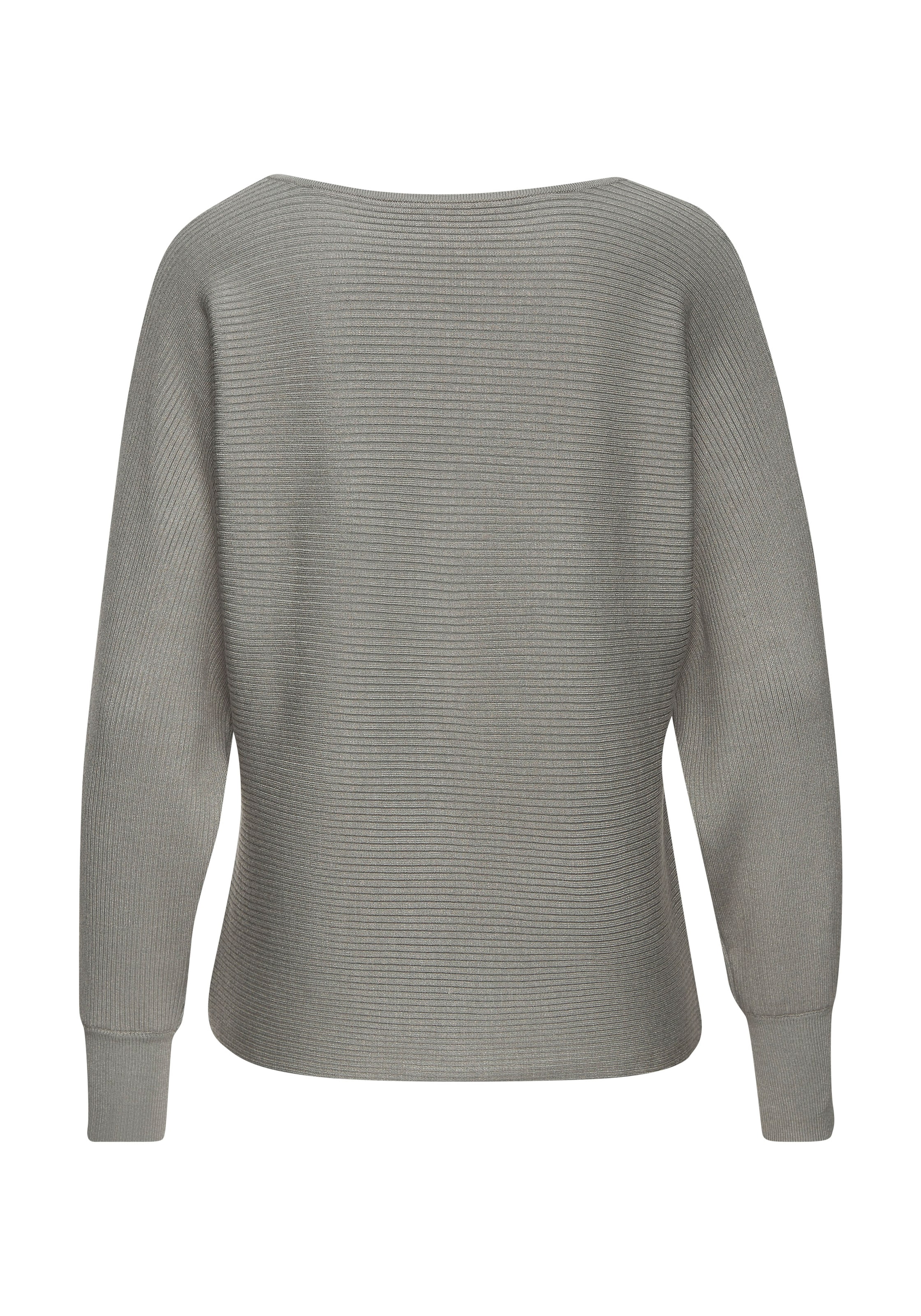 Vivance Strickpullover, mit U-Boot-Ausschnitt, Fledermausärmel, Streifenoptik, Oversize