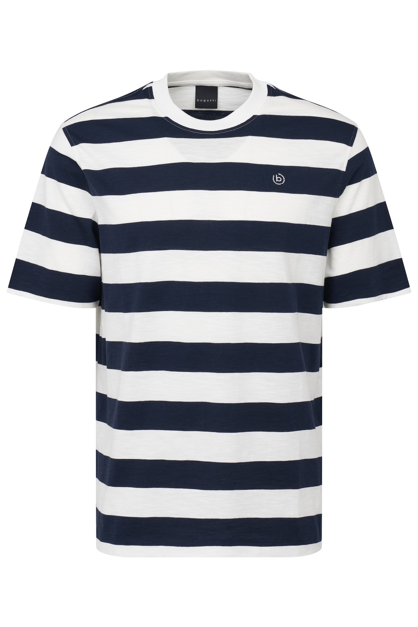 bugatti T-Shirt, aus Baumwolle