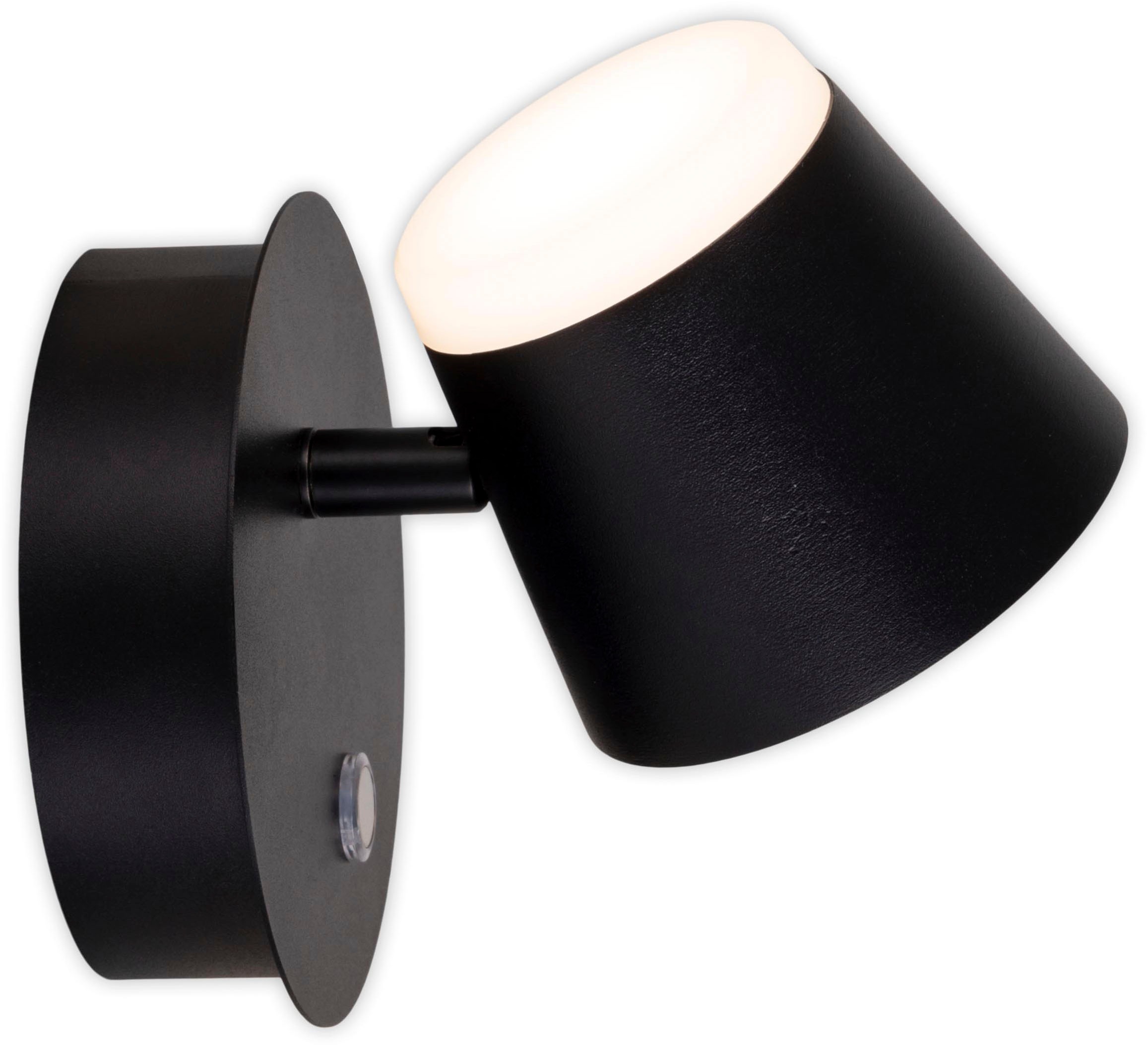 näve LED Wandleuchte »Tondo«, 1 flammig, Leuchtmittel LED-Modul | LED fest integriert, magnetisch, Akku Aufladung per USB-C Kabel, dimmbar per touch, Memory