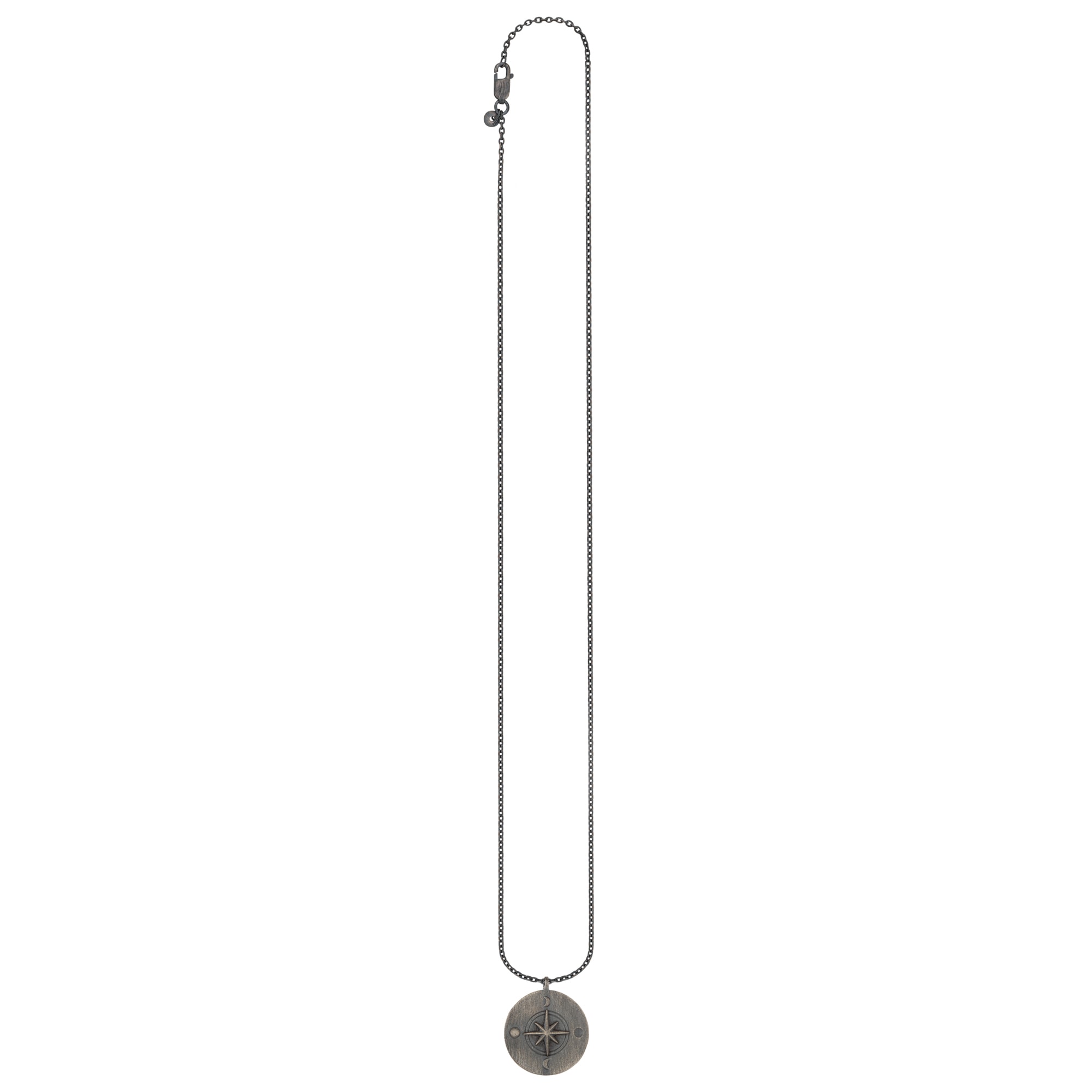 CAÏ Kette mit Anhänger »Element Luft 925/- Sterling Silber oxidiert«