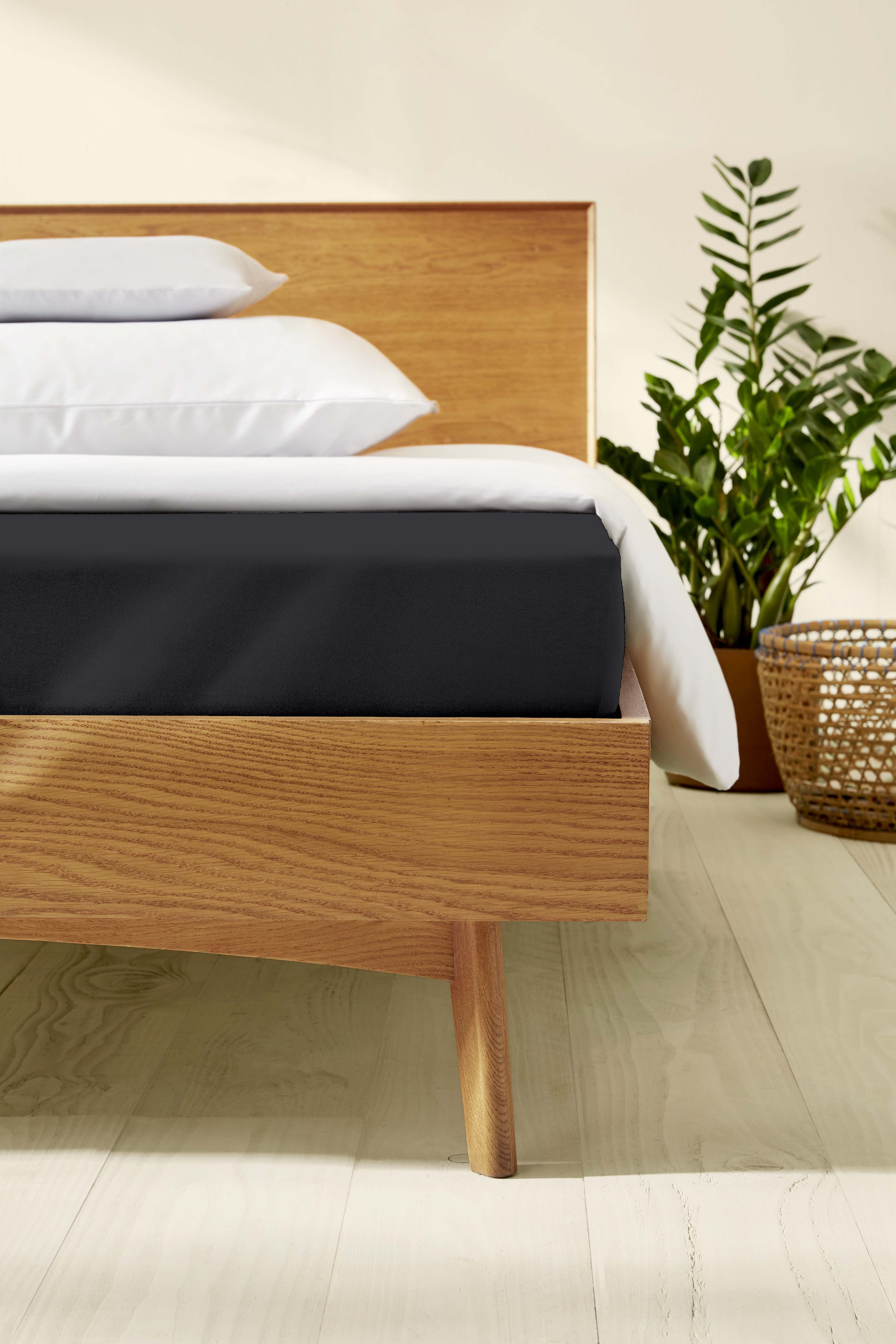 Kaeppel Spannbettlaken »Single Jersey Mako Cotton«, Bettlaken aus 100% Baumwolle