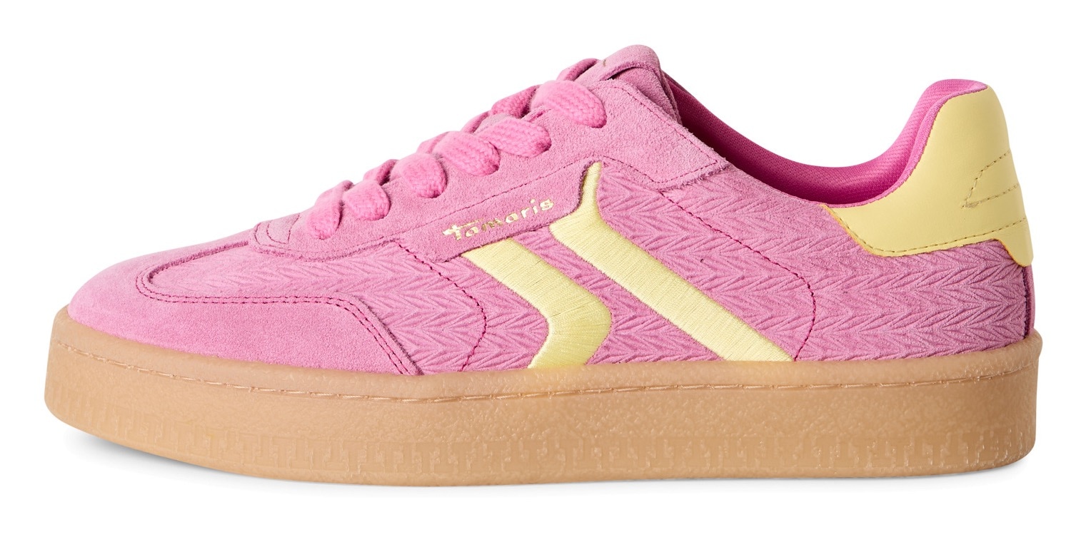 Tamaris Plateausneaker  , Freizeitschuh, Halbschuh, Schnürschuh mit gepolstertem Schaftrand