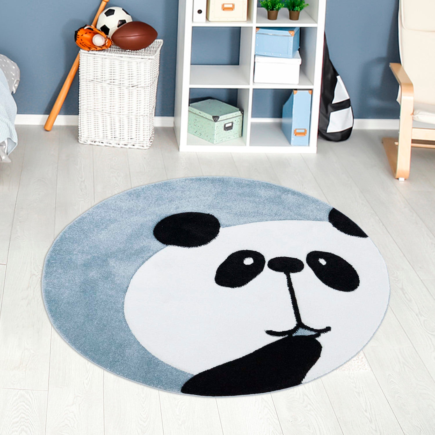 Carpet City Kinderteppich »Bueno Kids 1389«, rund, 13 mm Höhe, Spielteppich günstig online kaufen