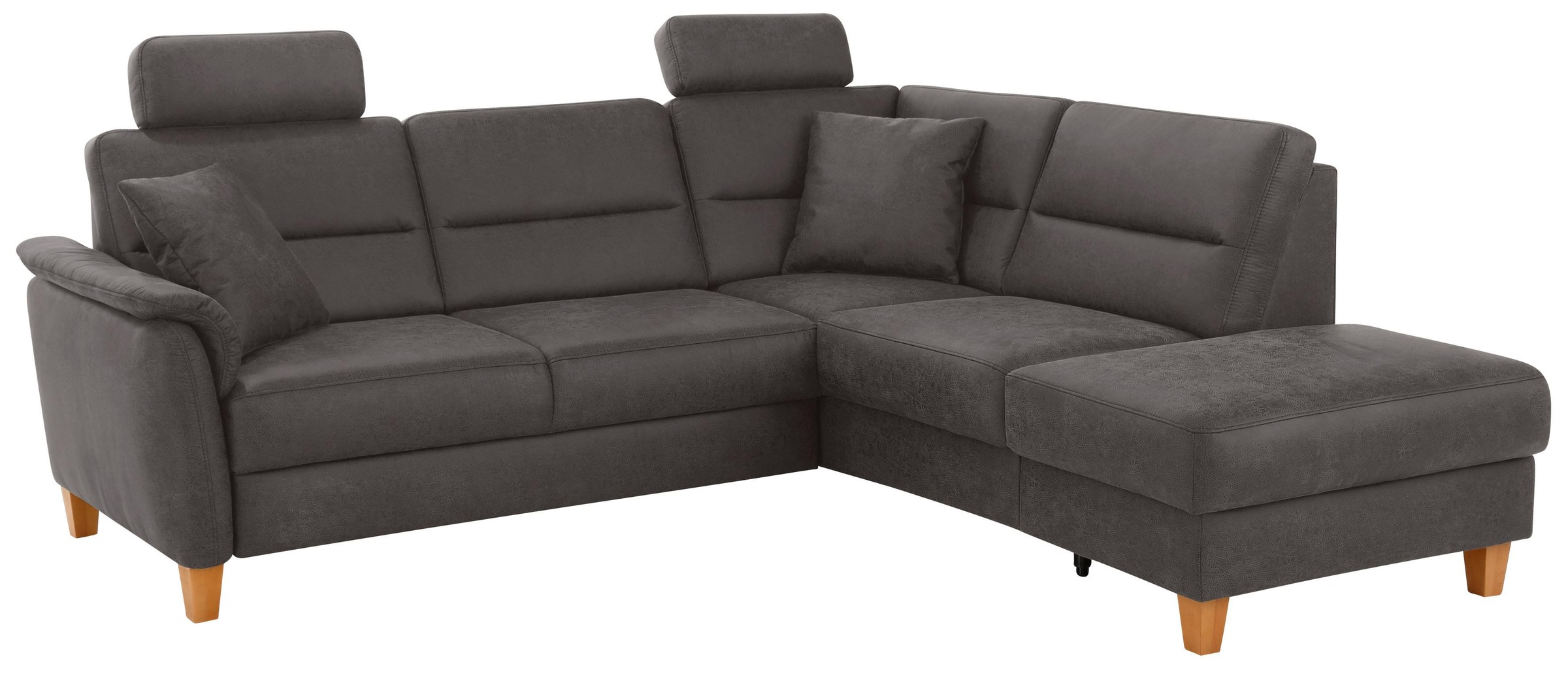 Home affaire Ecksofa »Palmera L-Form«, Federkern, wahlweise mit Bettfunktion und mit/ohne Stauraum