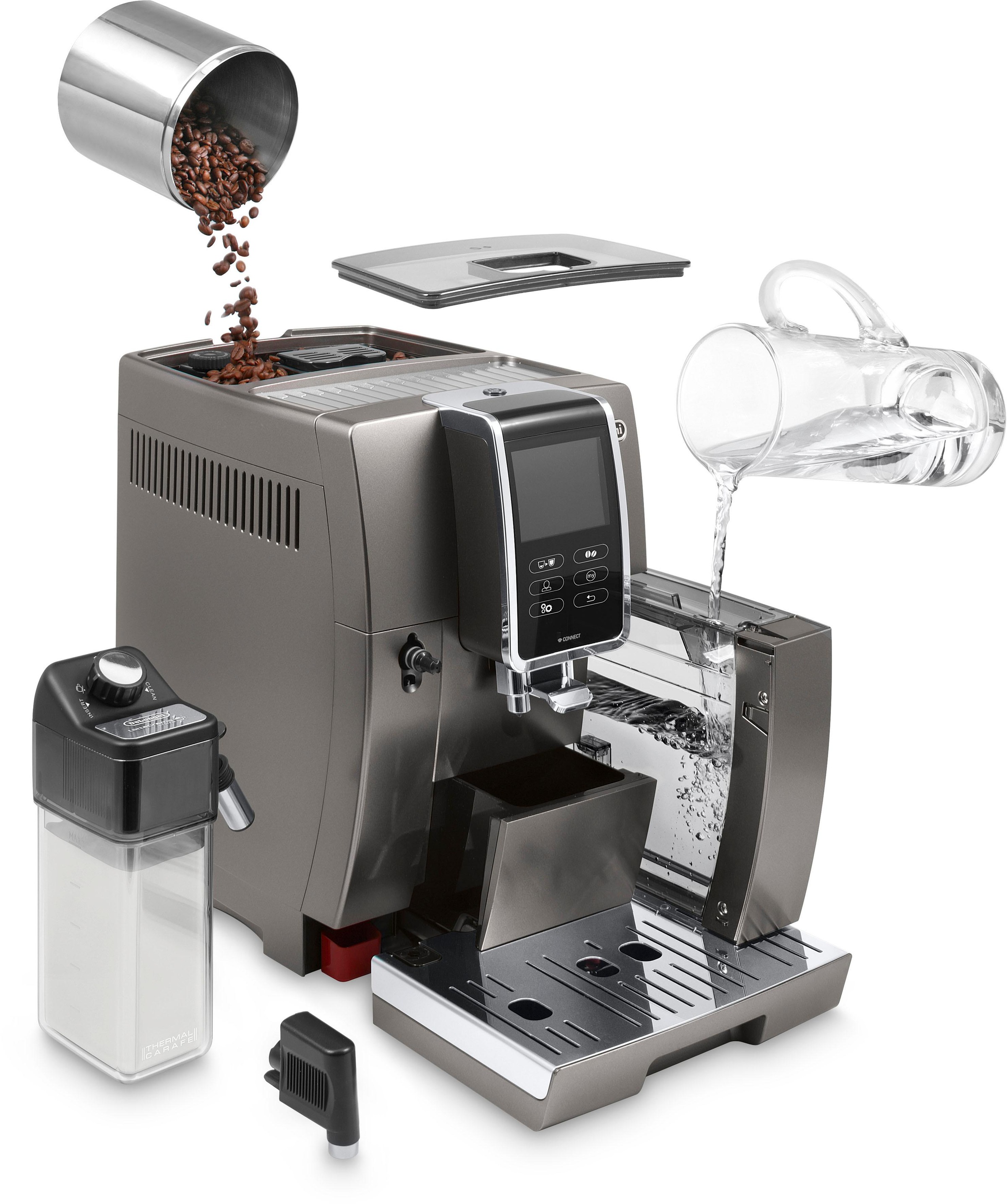 De'Longhi Kaffeevollautomat »Dinamica Plus ECAM 370.95.T«