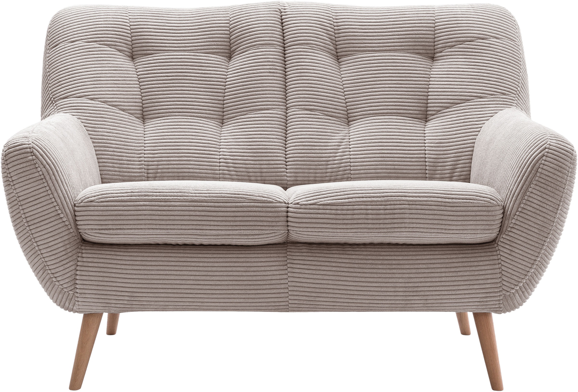 exxpo - sofa fashion 2-Sitzer »Scandi, bequem, aufwendige Rückenpolsterung günstig online kaufen