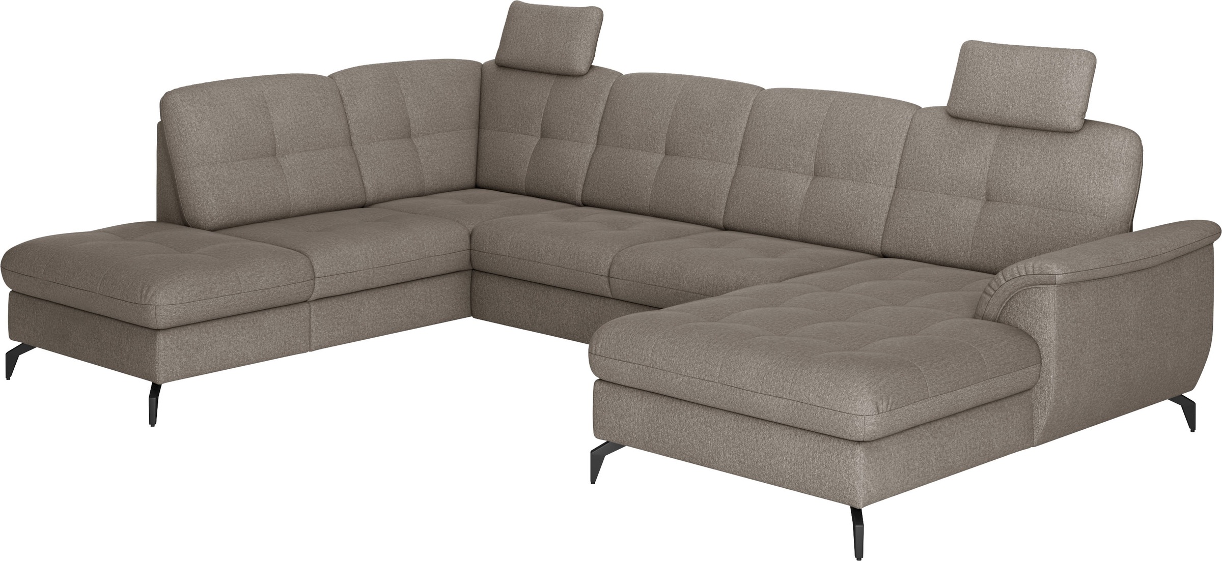 sit&more Wohnlandschaft »Zora U-Form«, wahlweise mit Bettfunktion und Bettkasten