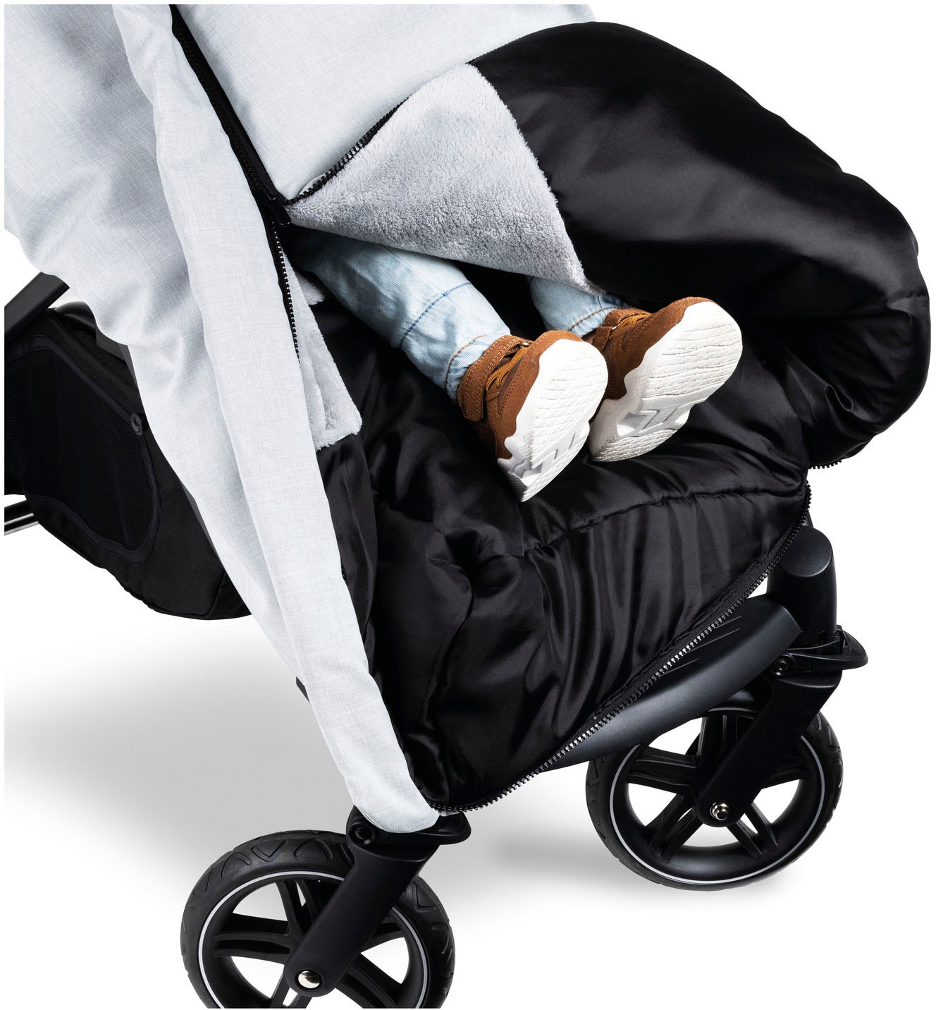 Hauck Fußsack »Pushchair Footmuff Winter, grey«