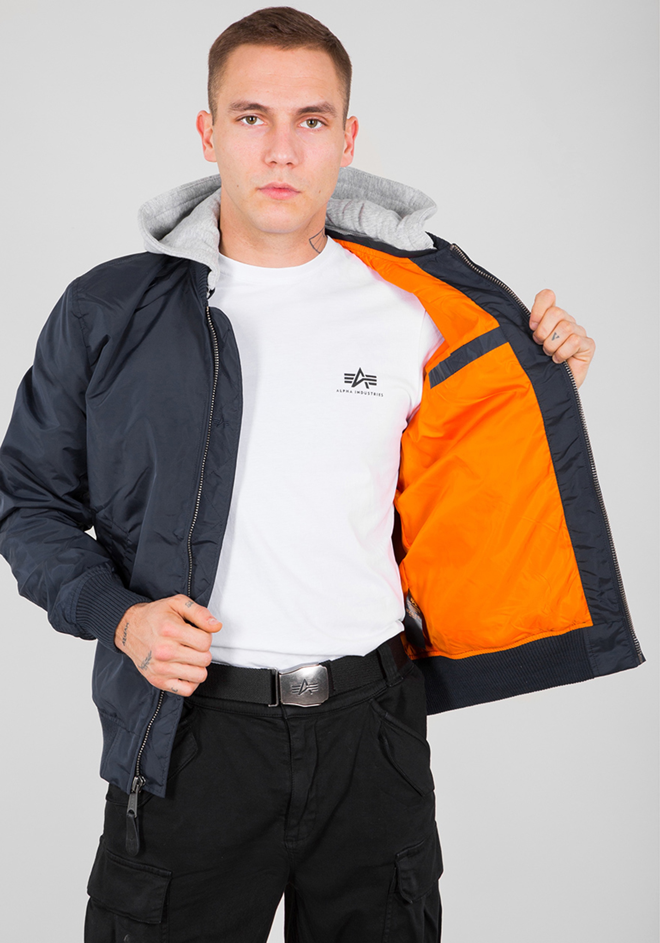 Alpha Industries Bomberjacke »Alpha Industries Men - Bomber Jackets MA-1 TT Two Tone Hood«