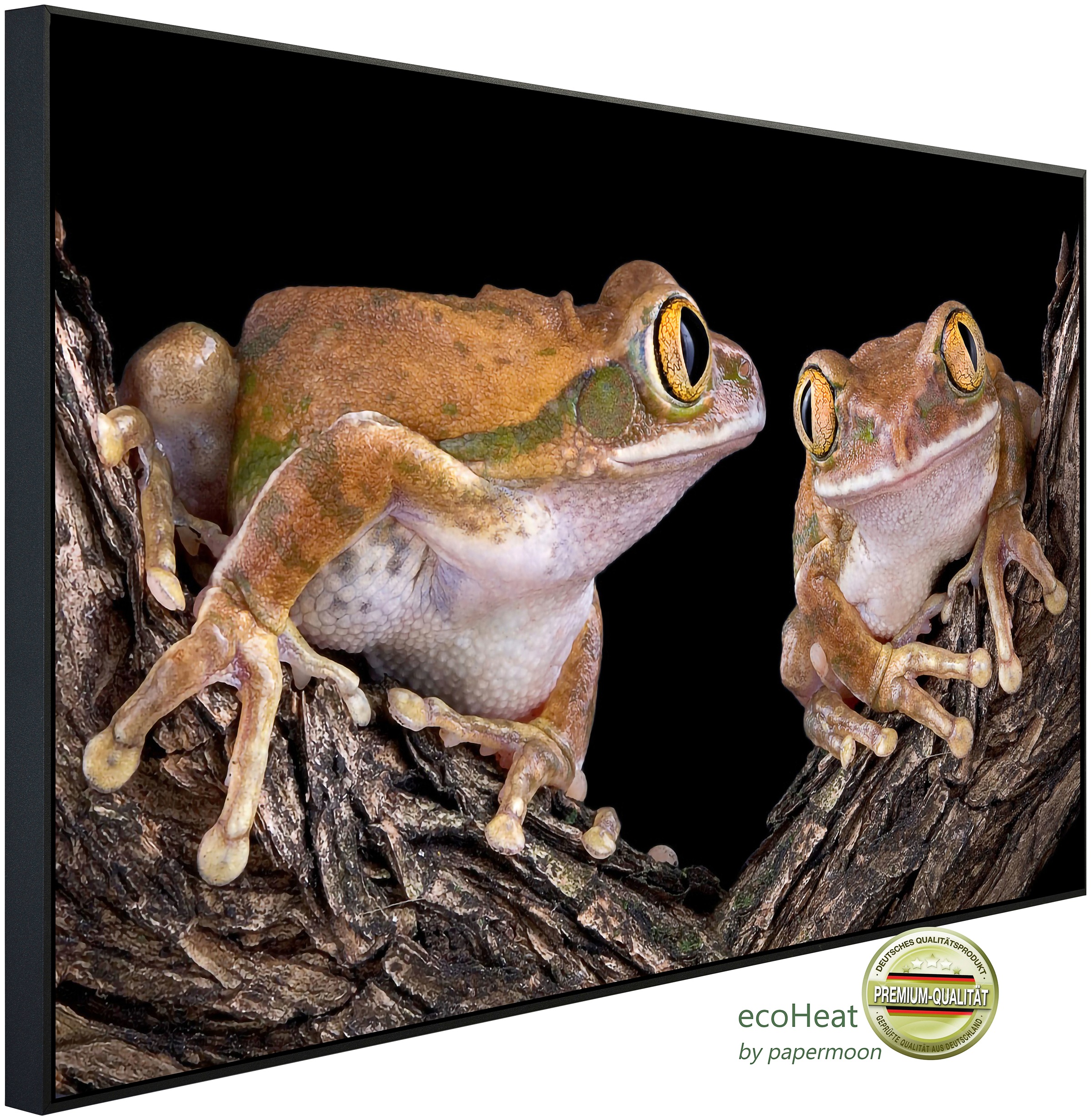 Papermoon Infrarotheizung »Froschliebe mit großen Augen«, sehr angenehme St günstig online kaufen