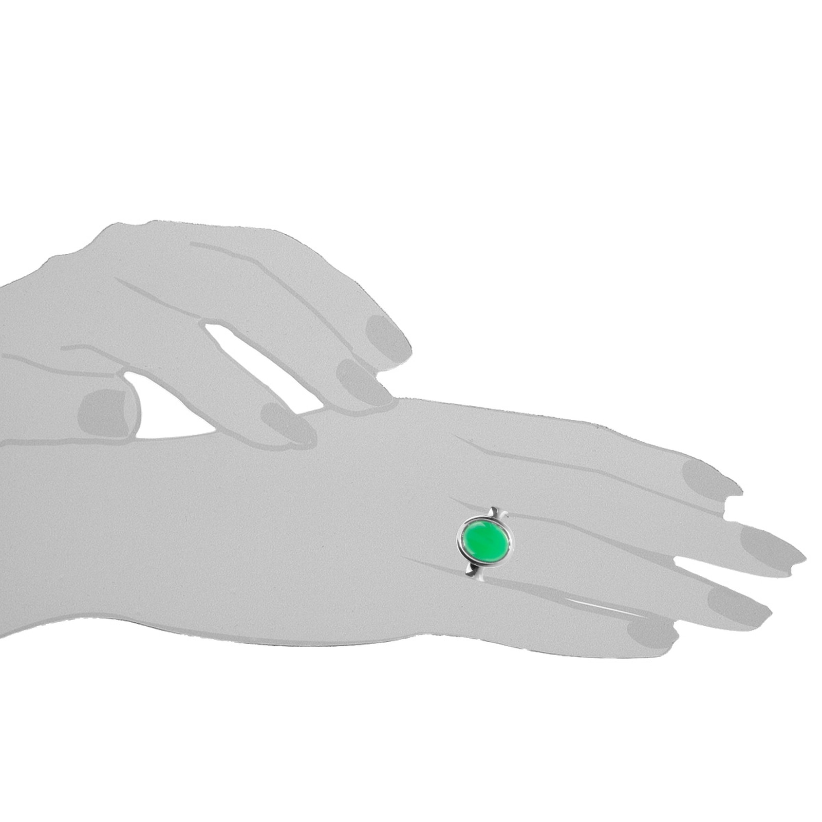OSTSEE-SCHMUCK Fingerring »Ostsee-Schmuck Ring Classic 12x10 Ring Classic 12x10«, (1 tlg.)
