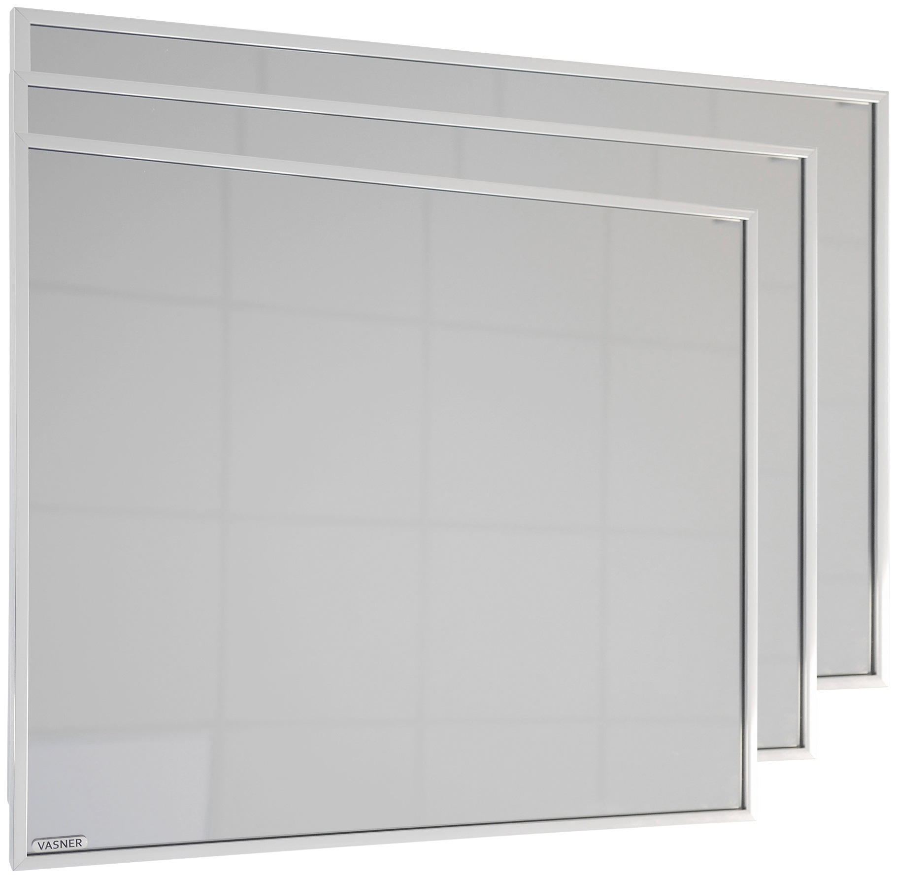 Vasner Infrarotheizung »Zipris S 900«, 900 W, Spiegelheizung mit Chrom-Rahmen