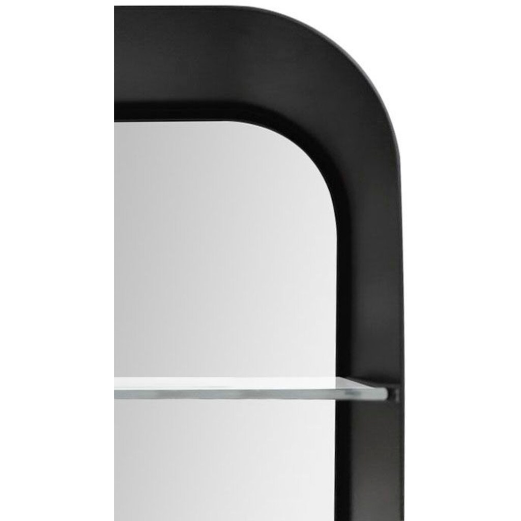 Talos Badezimmerspiegelschrank, oval, BxH: 40x60 cm, aus Alumunium und Echtglas, IP24, silber