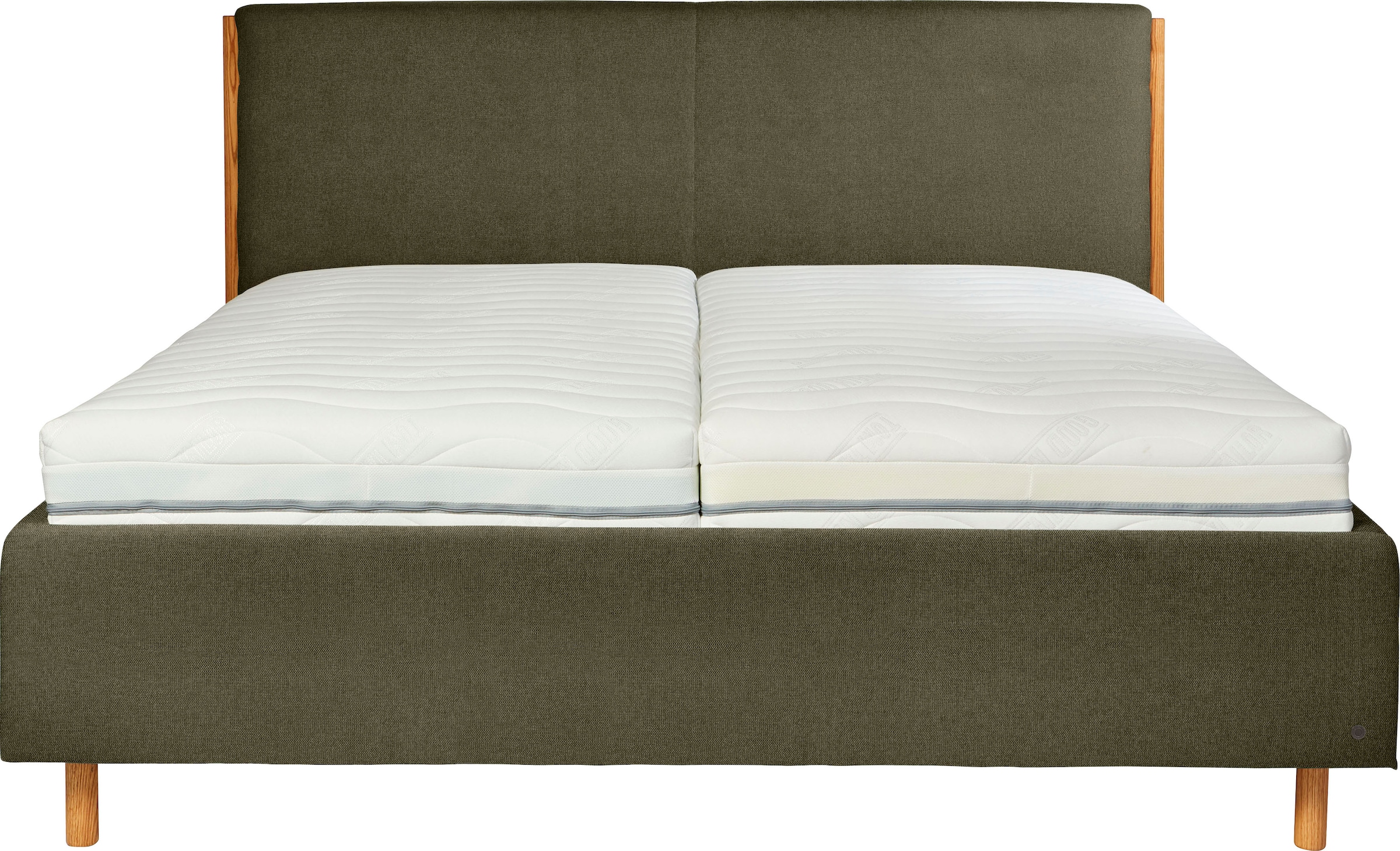 3. Bild von TOM TAILOR HOME Polsterbett »CALIFORNIA BED«, mit seitlichen Holzakzenten am Kopfteil