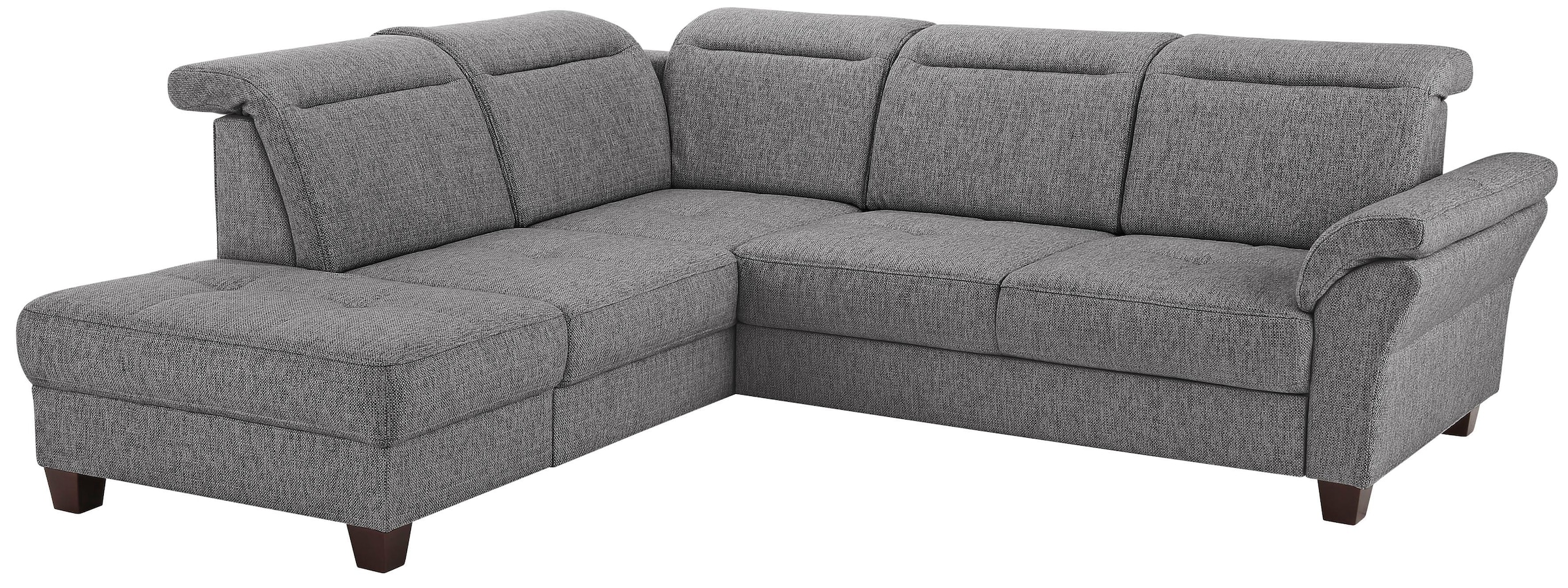 Home affaire Ecksofa »Solvei L-Form« wahlweise auch mit Kopfteilverstellung günstig online kaufen