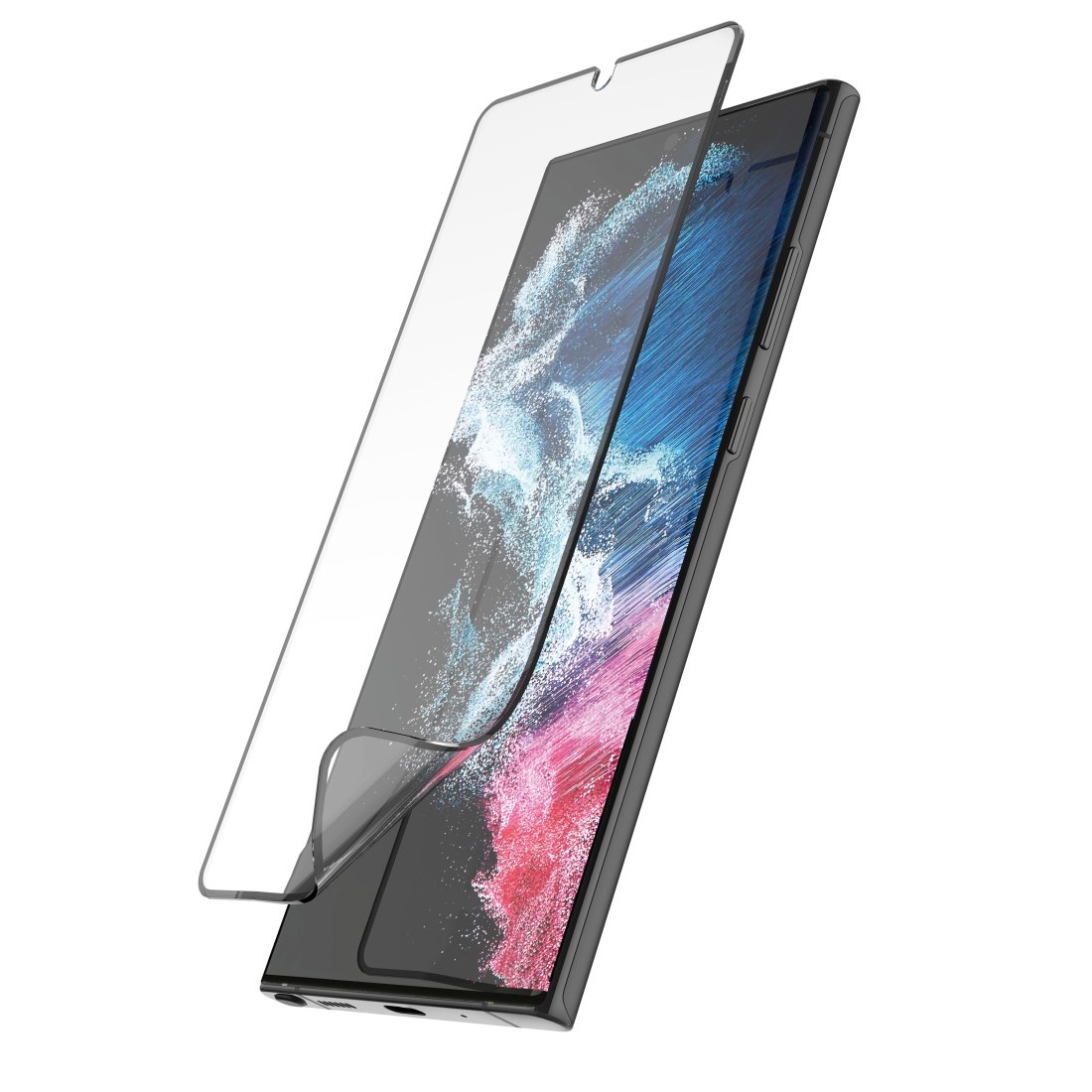 Bild von Hama Displayschutzglas »Schutzfolie für Samsung S24 Ultra (Handy Displayschutz Full-Cover)«, für Samsung Galaxy S24 Ultra