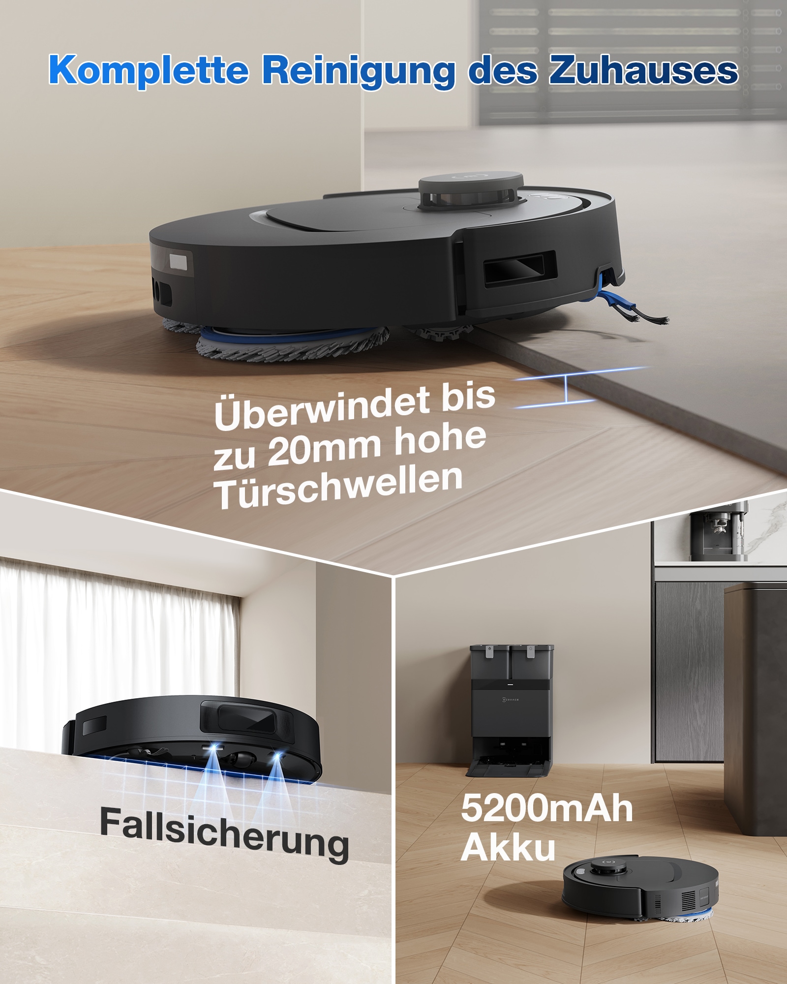ECOVACS Nass-Trocken-Saugroboter »DEEBOT T30C Gen2«