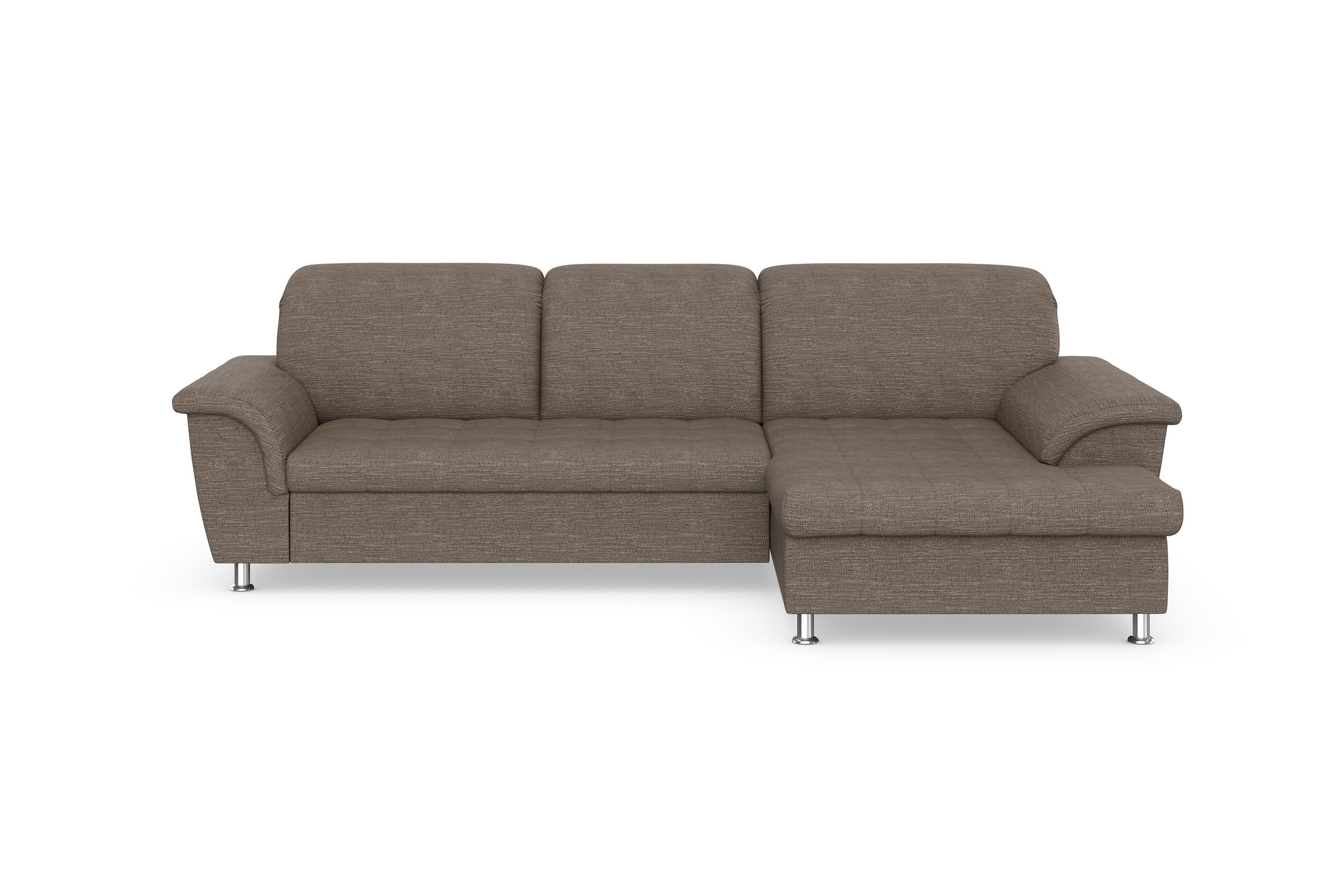 DOMO collection Ecksofa »Franzi Steppung im Sitzbereich B7T/H: 278/162/80 c günstig online kaufen