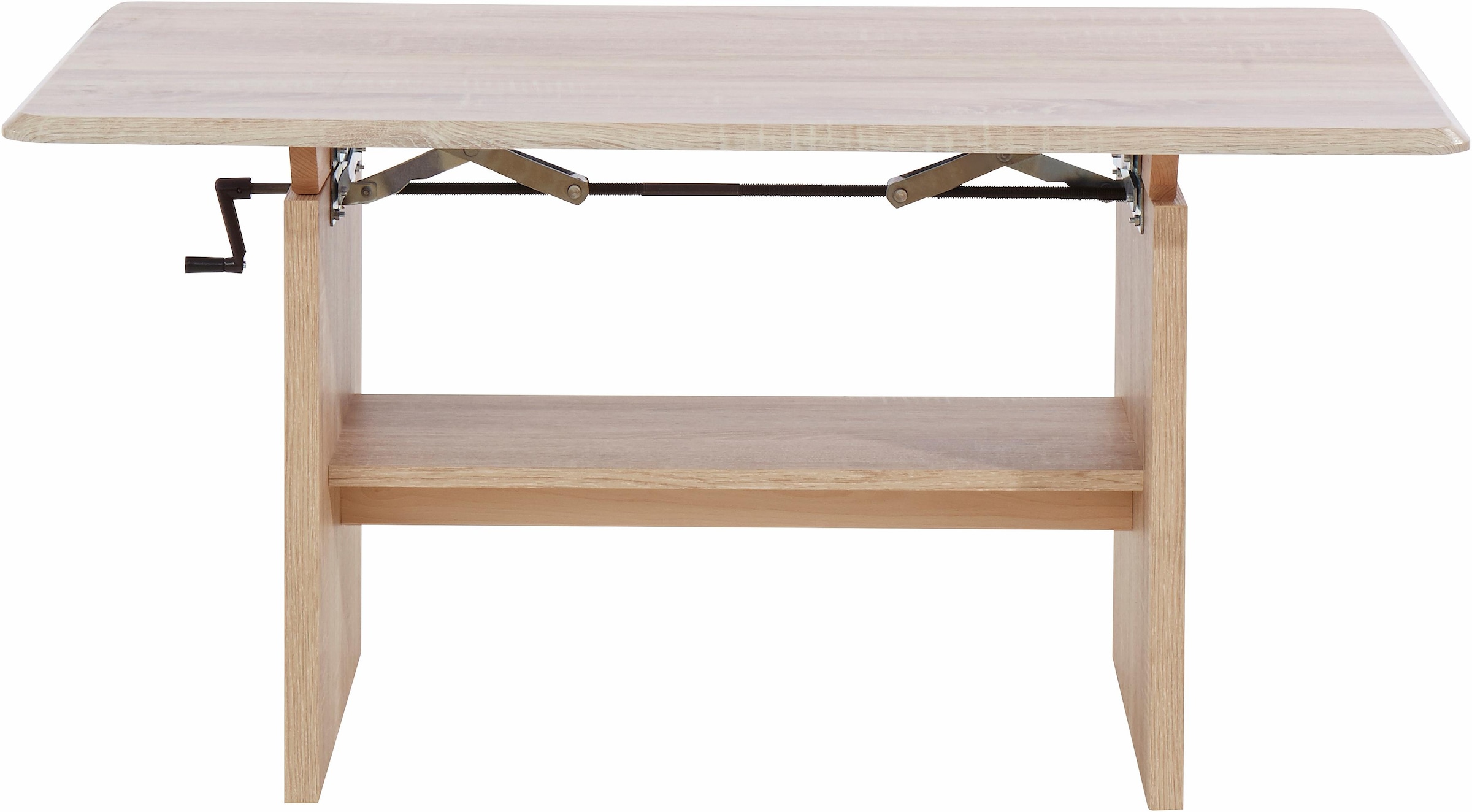 PRO Line Couchtisch, aus Holz, höhenverstellbar, mit oder ohne ausziehbare Platte