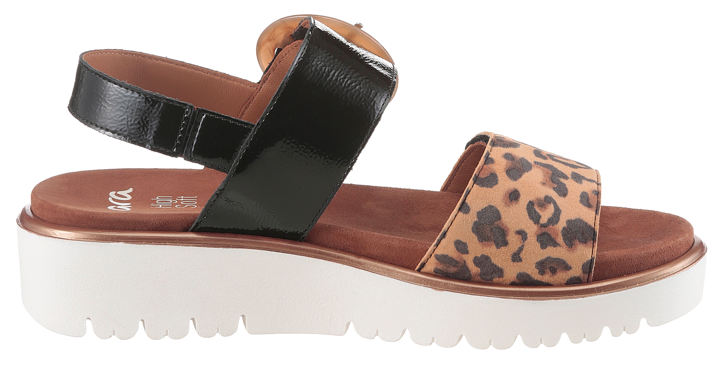 Ara Sandale »BILBAO«  Keilsandale, Plateausandale mit Klettverschlüssen, G-Weite