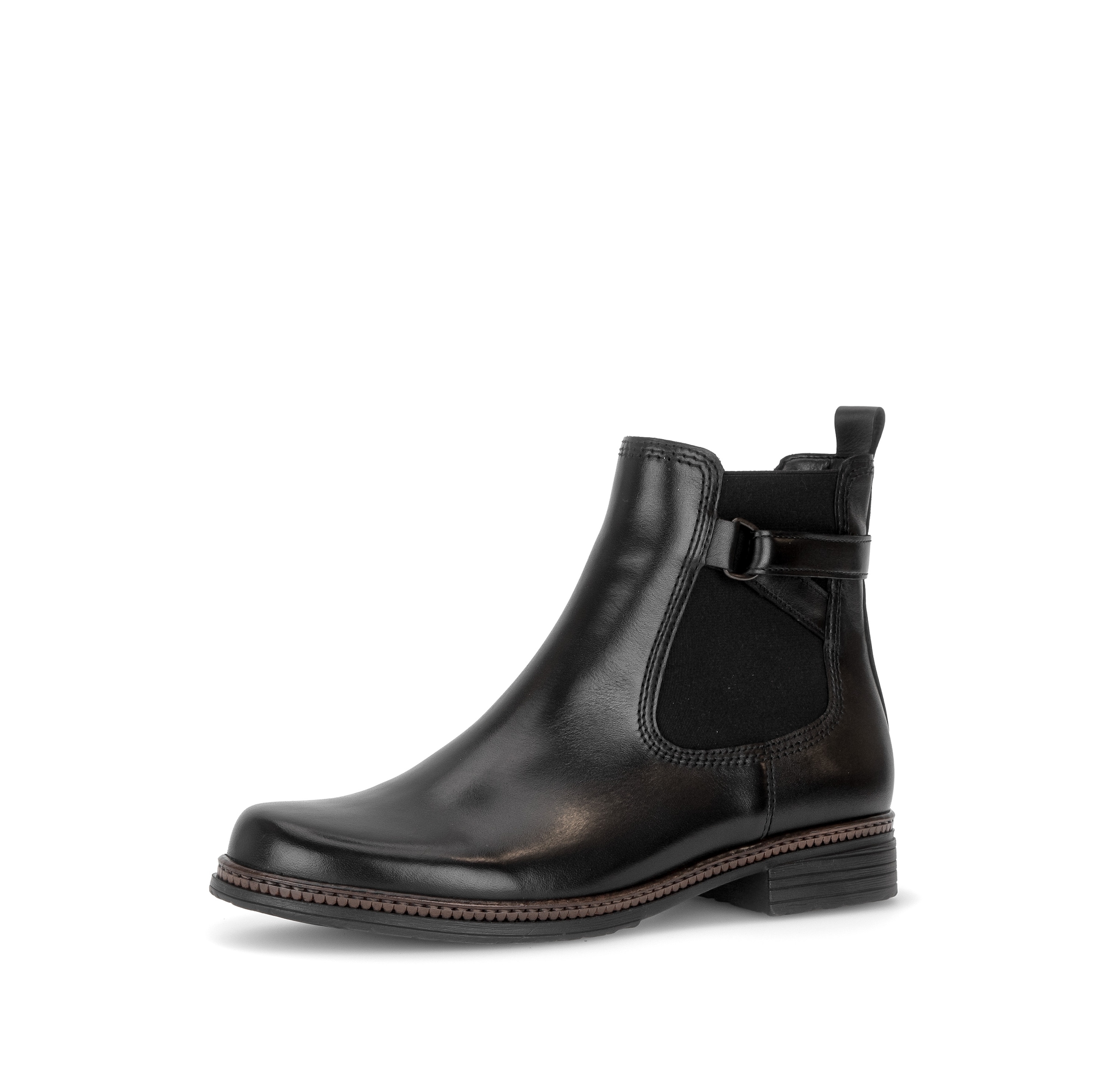 Gabor Chelseaboots  Blockabsatz, Stiefelette mit dekorativem Zierriemchen