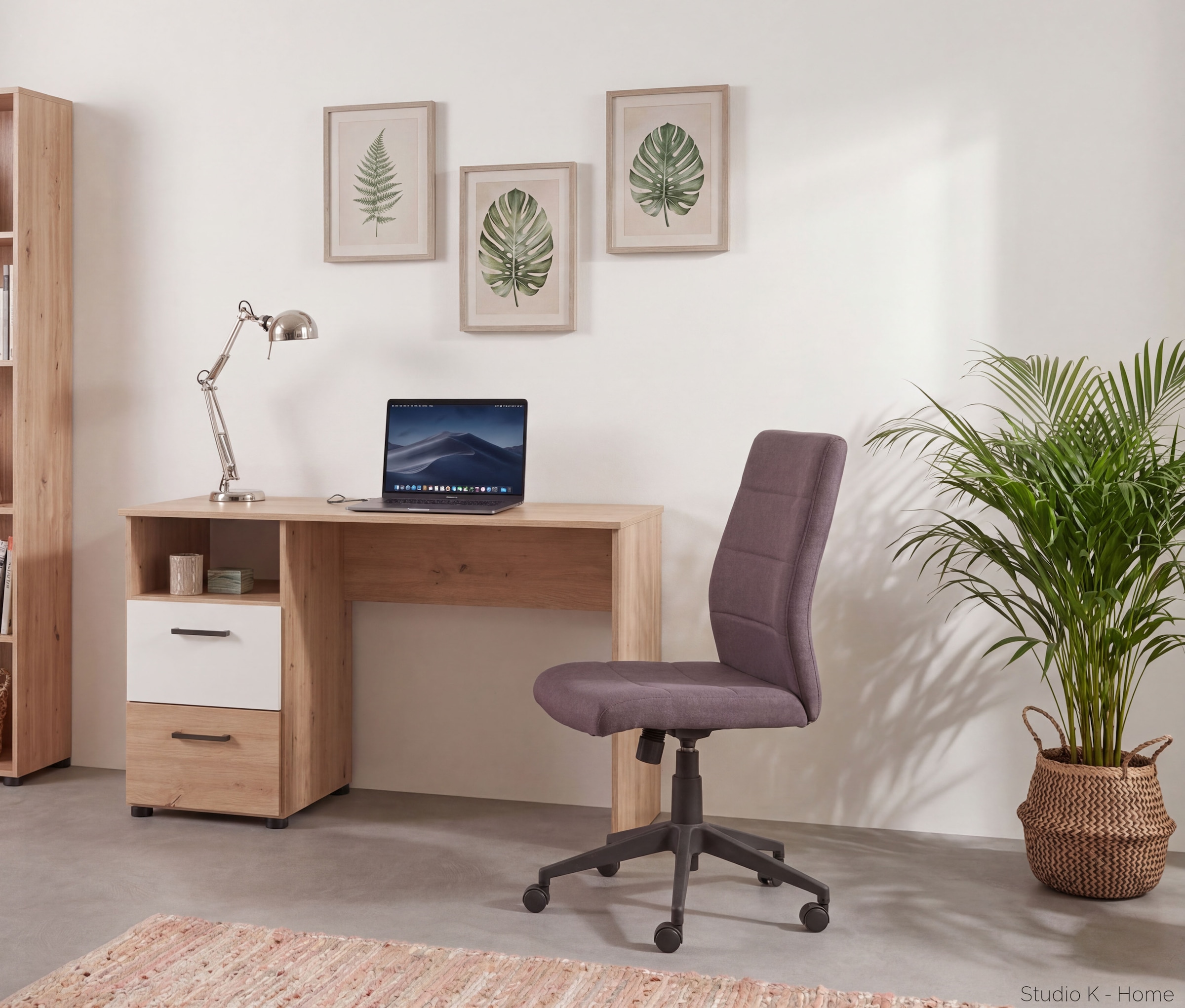 arthur berndt Jugendzimmer-Set »Jugendzimmer-Set »Bente« 5-teilig« 5tlg -Schrank, Bett, Schreibtisch, Sideboard, Standregal, 5 tlg. Stauraumstark, pflegeleicht, zeitlos, Made in Germany