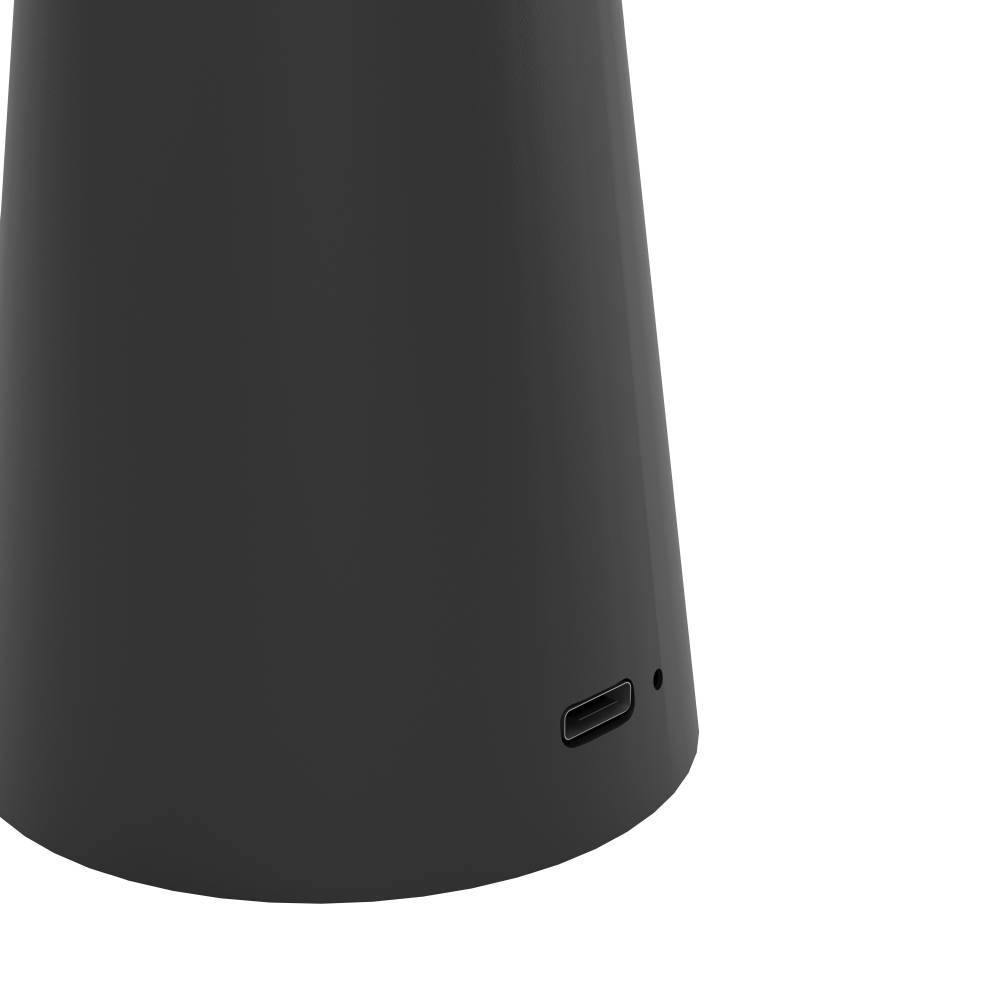 EGLO Tischleuchte »PICCOLA«, 1 flammig, Leuchtmittel LED-Modul | LED fest integriert, dimmbare Nachttischlampe, Metall in Schwarz, Lampe für Balkon, IP54