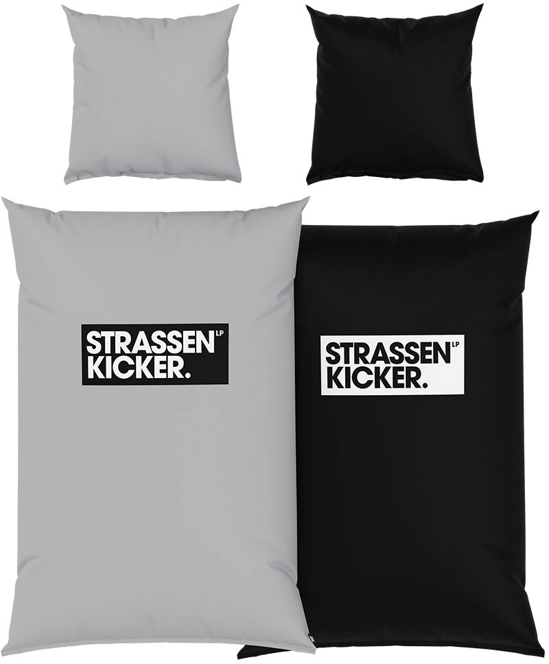 Wendebettwäsche »Strassenkicker by Lukas Podolski«, (2 tlg.), mit tollem Mo günstig online kaufen