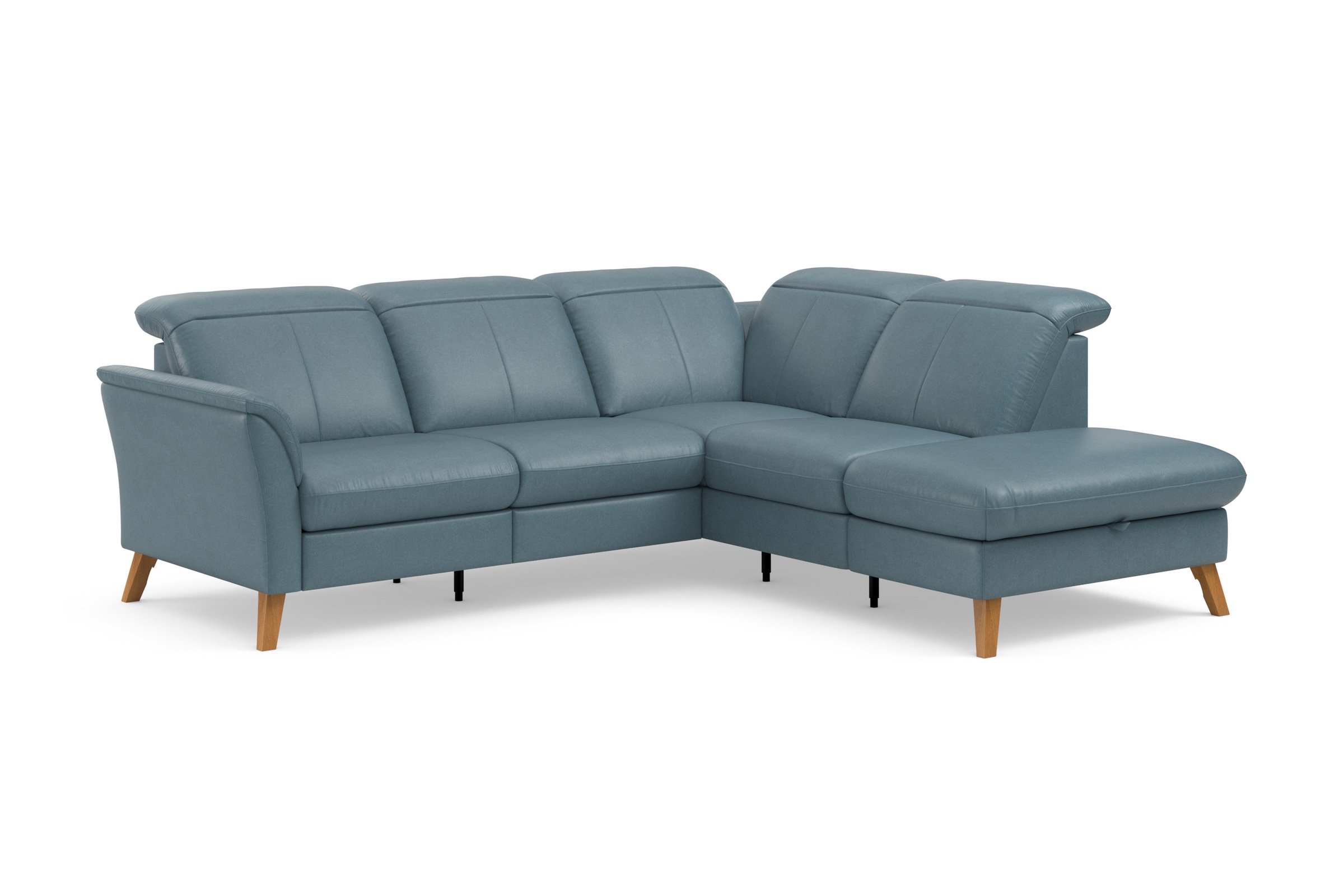 sit&more Ecksofa »Romero L-Form«, wahlweise mit oder ohne TV-Funktion, Bettfunktion, Bettkasten