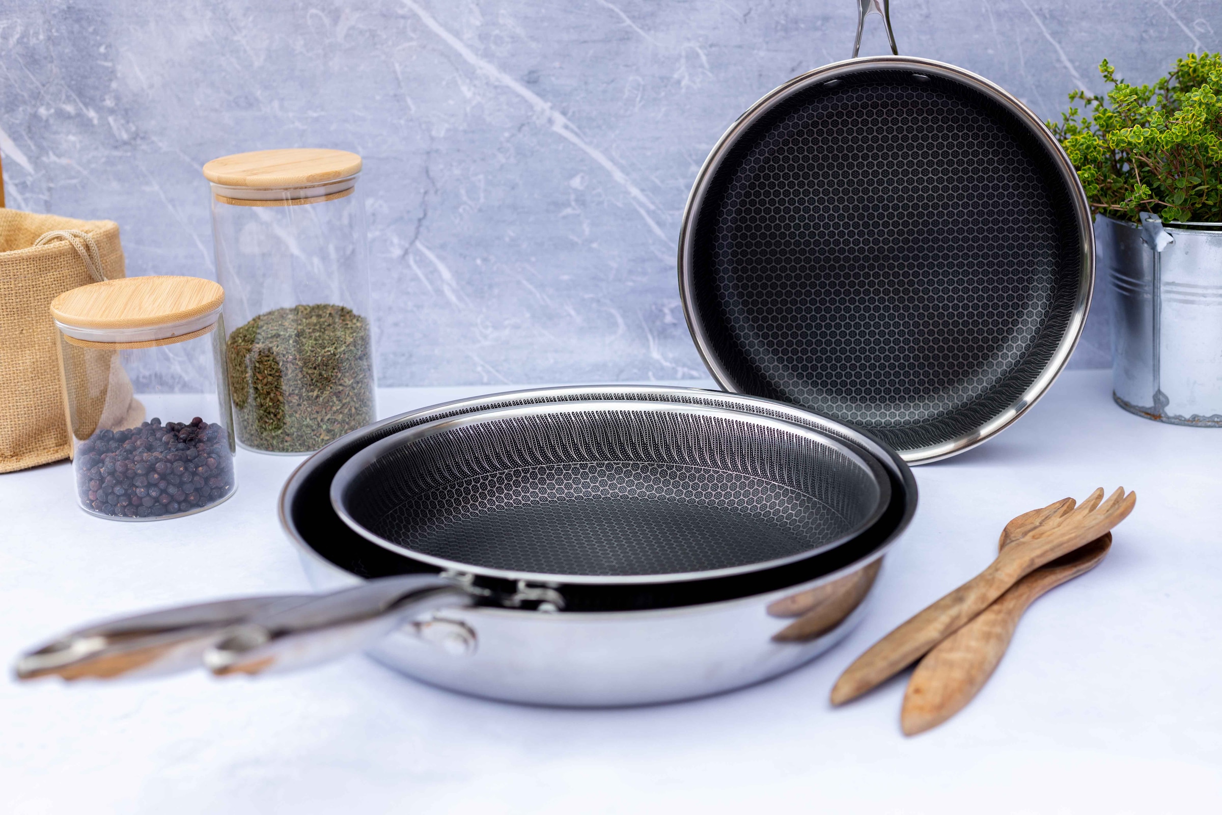 MÄSER Wok »Hestia« Edelstahl 18/10 Set, 1 Stk. tlg.