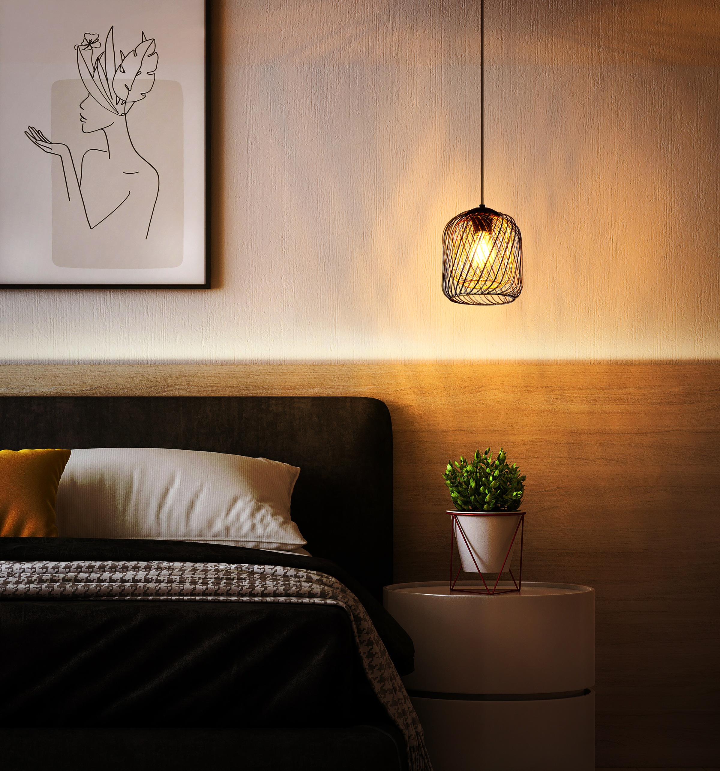 GLOBO LIGHTING Hängeleuchte »DICHTI« E27 1 Stk. Hängelampe Esszimmer-Leucht günstig online kaufen