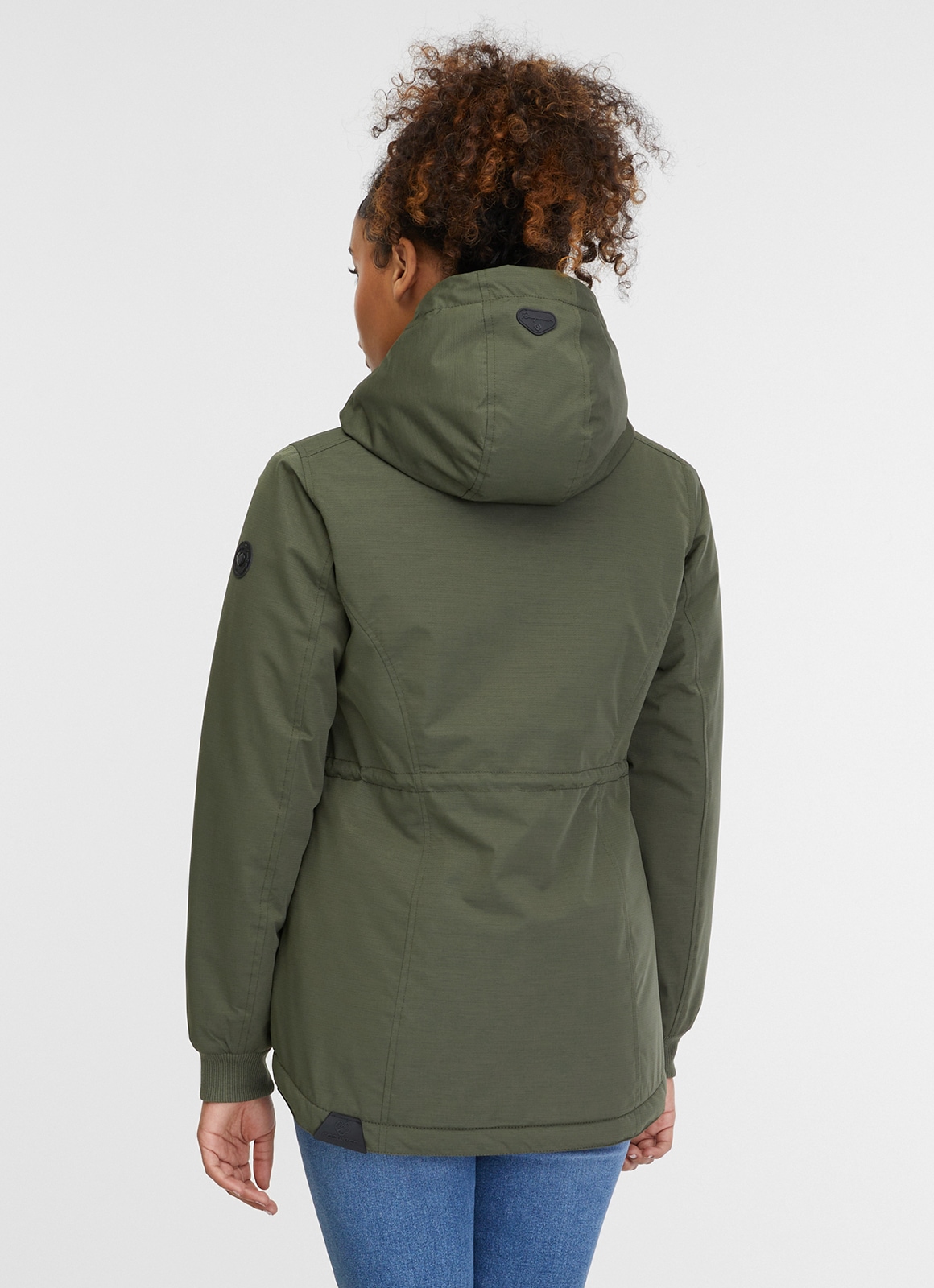 Ragwear Outdoorjacke »DOWEY WARM«, mit Kapuze, leicht wärmende Übergangsjacke mit hochschließendem Kragen und Kapuze
