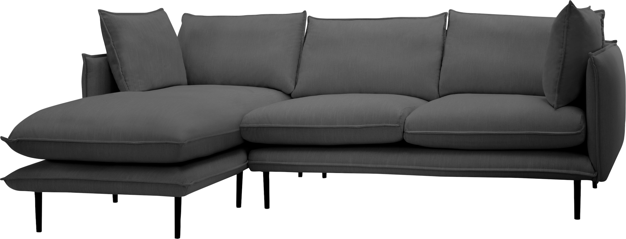 Home affaire Ecksofa »Somba L-Form« mit dickem Keder, Ottomane wahlweise li günstig online kaufen