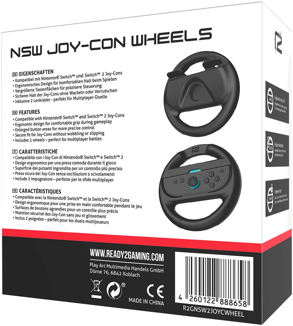 Ready2gaming Controller »Switch 2 Joycon Lenkräder (2er Pack)«