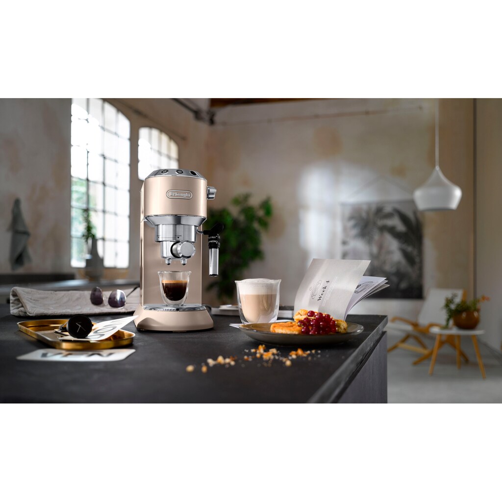 De'Longhi Siebträgermaschine »Dedica Metallics EC785.BG«