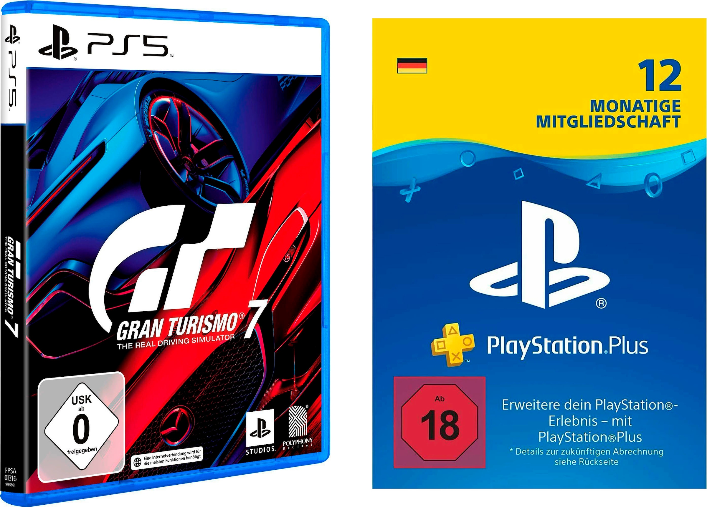 PlayStation 5 Spielesoftware »Gran Turismo 7«, PlayStation 5, inkl.  PlayStation Plus 12 Monate online kaufen