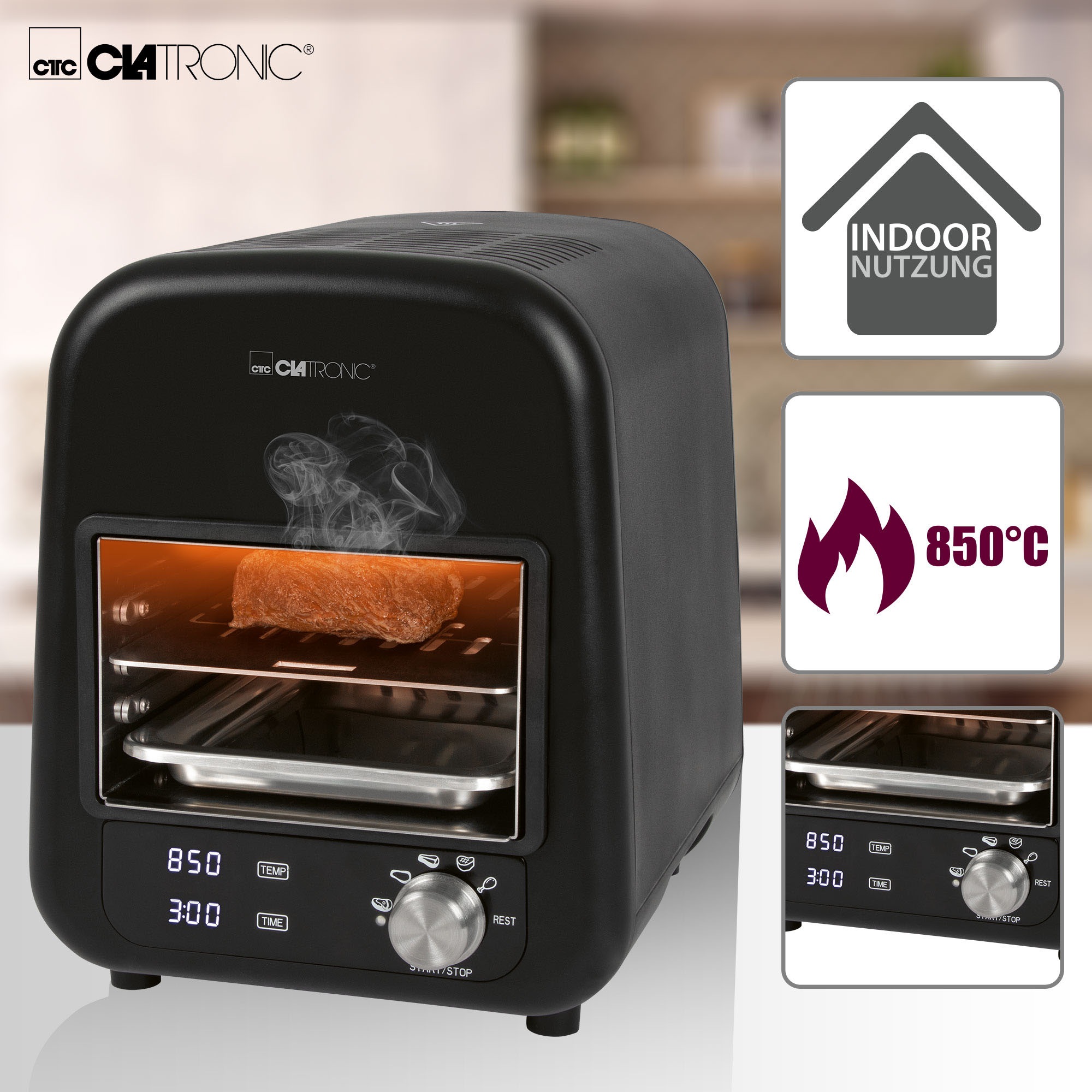 6. Bild von CLATRONIC Tischgrill »EBG 3760«, 1600 W