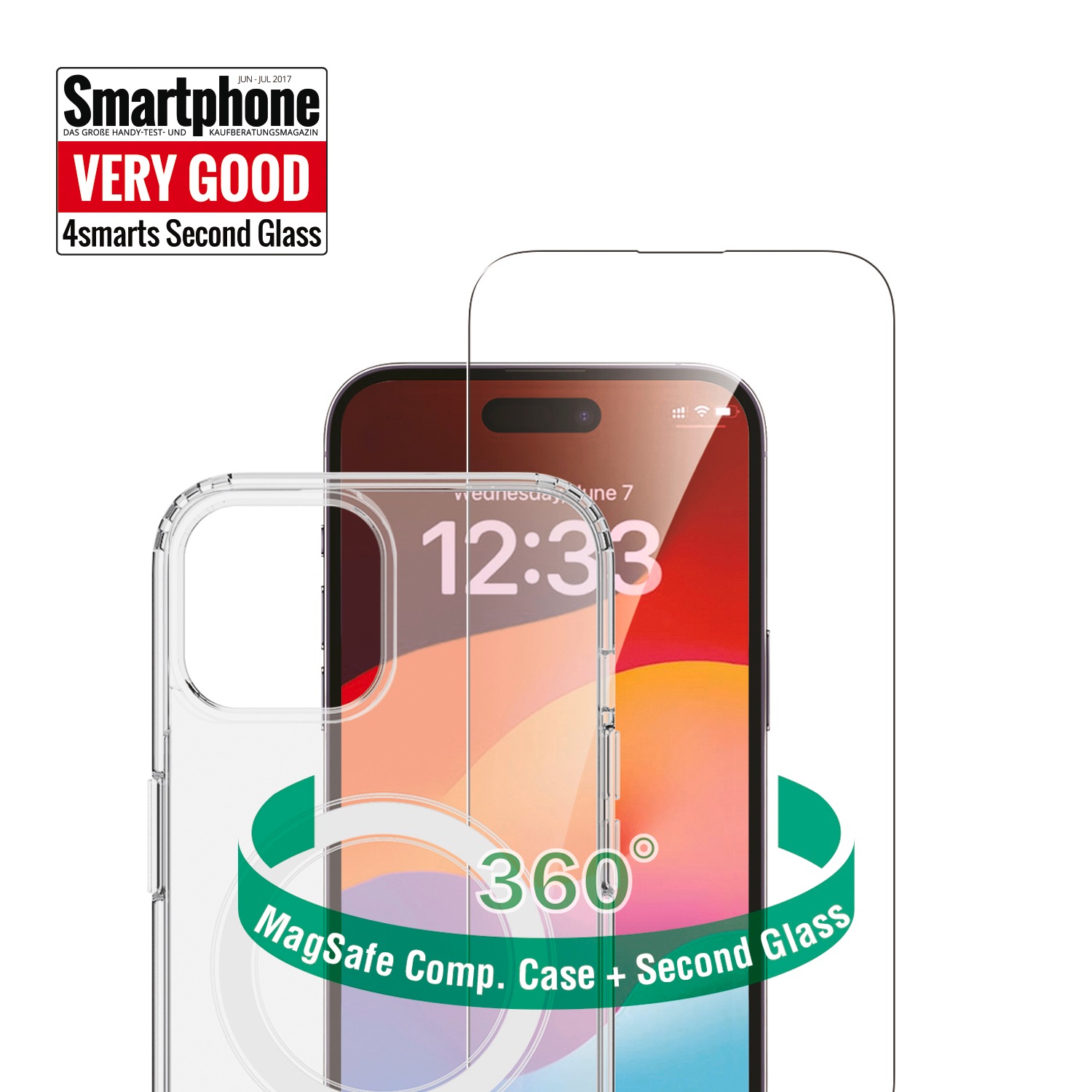 4smarts Backcover »360° Protection Set« Apple iPhone 15 für iPhone 15
