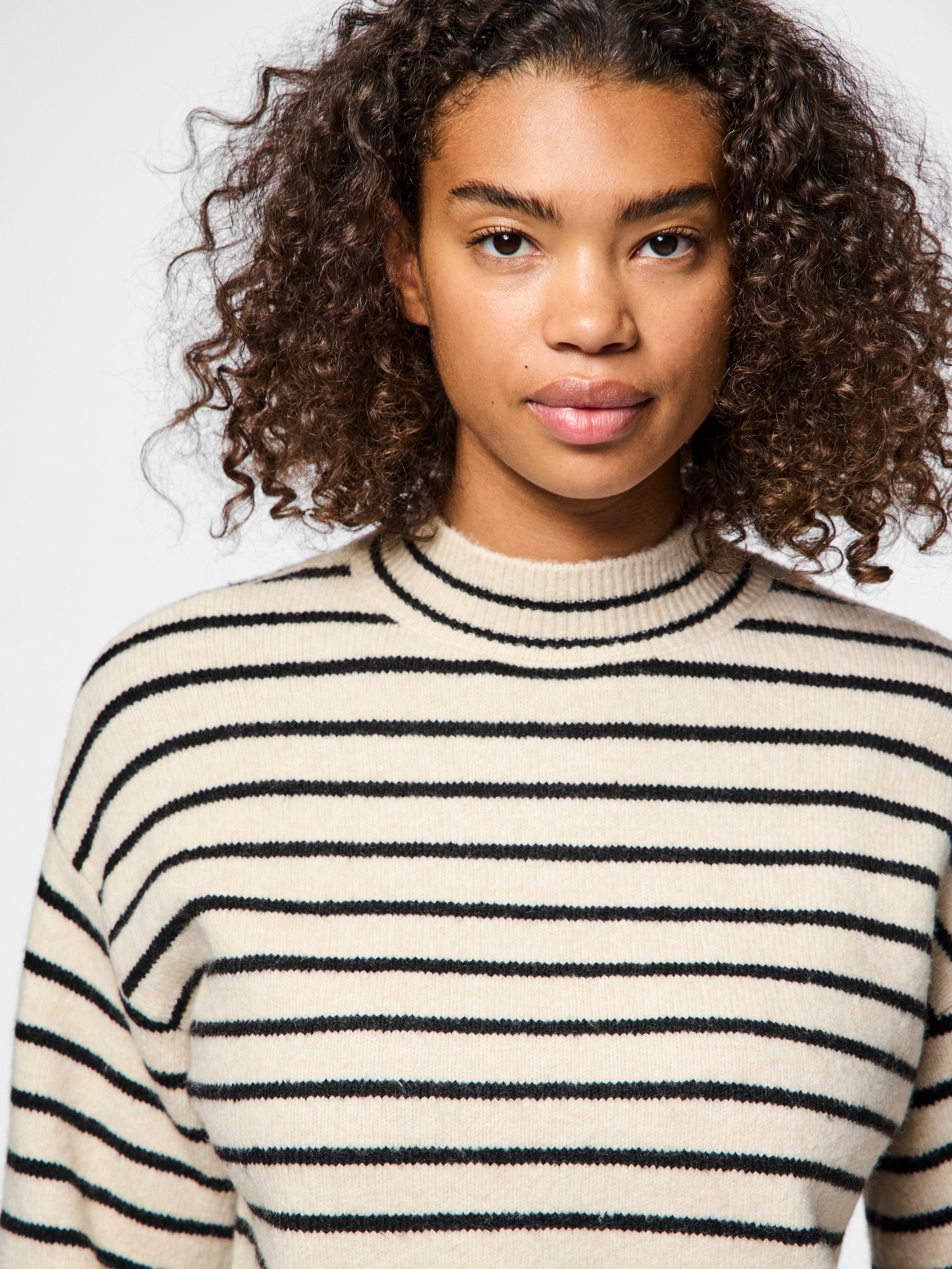 pieces Stehkragenpullover »PCPENNA LS HIGH NECK KNIT BC«