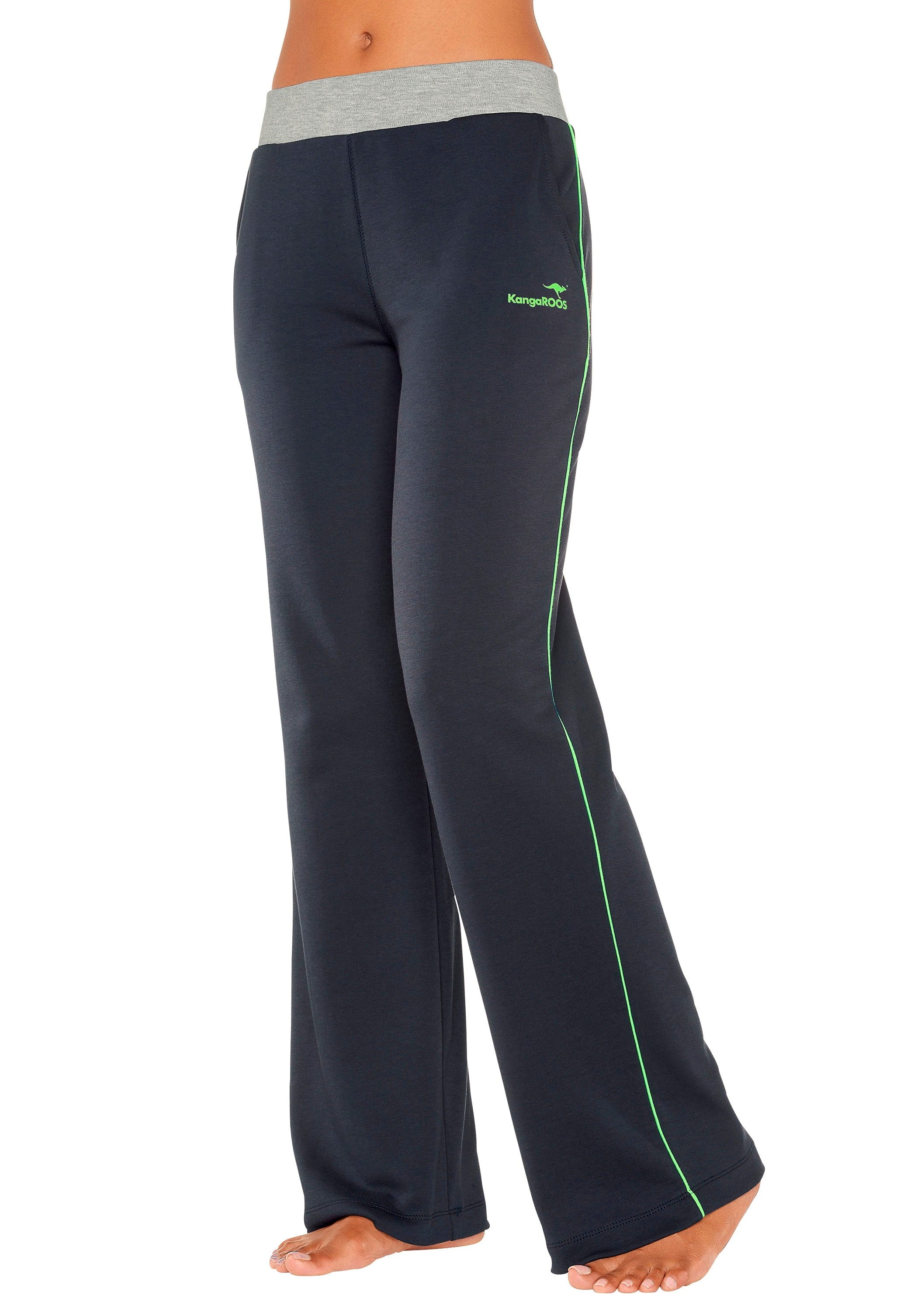 KangaROOS Relaxhose  mit breitem Bund, Loungewear, Loungeanzug