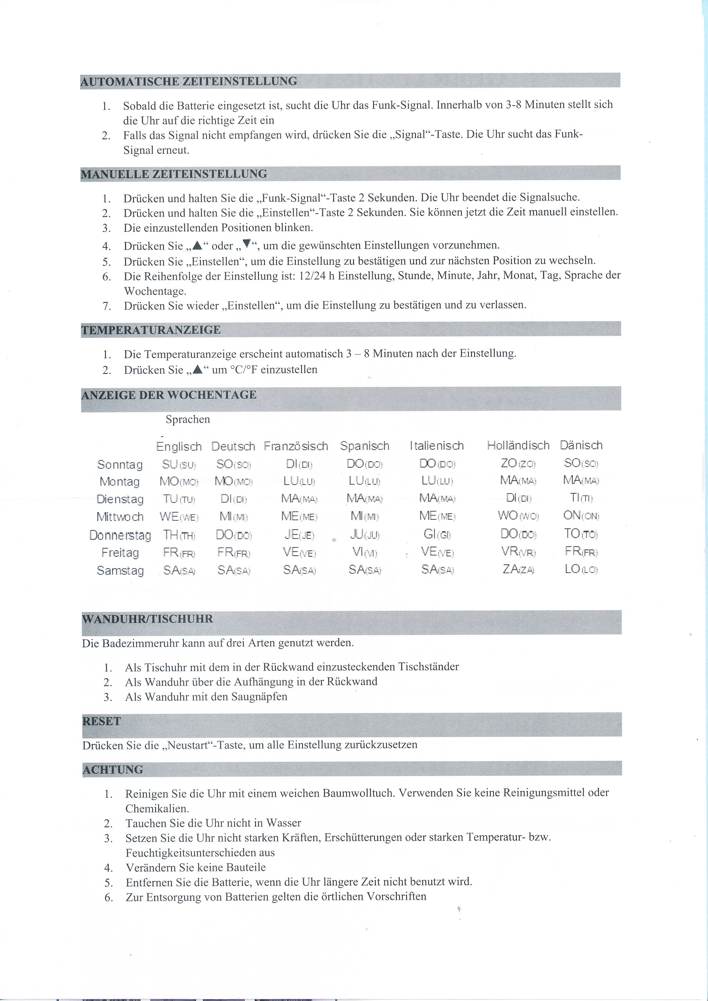 AMS Funkwanduhr »F5929« Quarzuhr,Datum,Wohnzimmer,Esszimmer,Küche,Arbeitszimmer,Büro,Flur