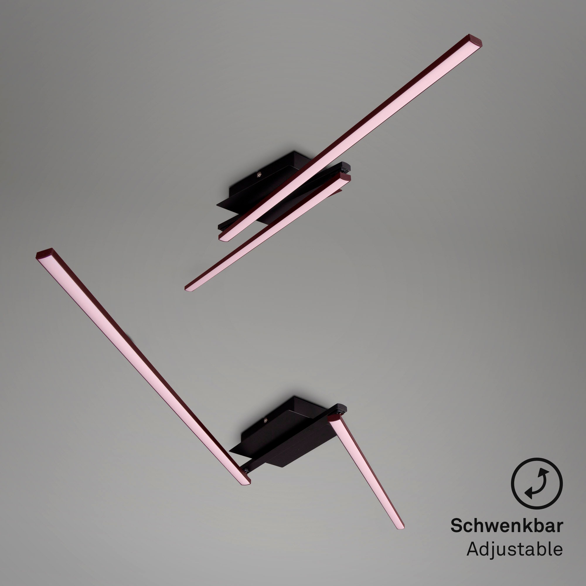 Briloner Leuchten Deckenleuchte »Deckenleuchte STAFF«, LED Deckenleuchte 2- günstig online kaufen
