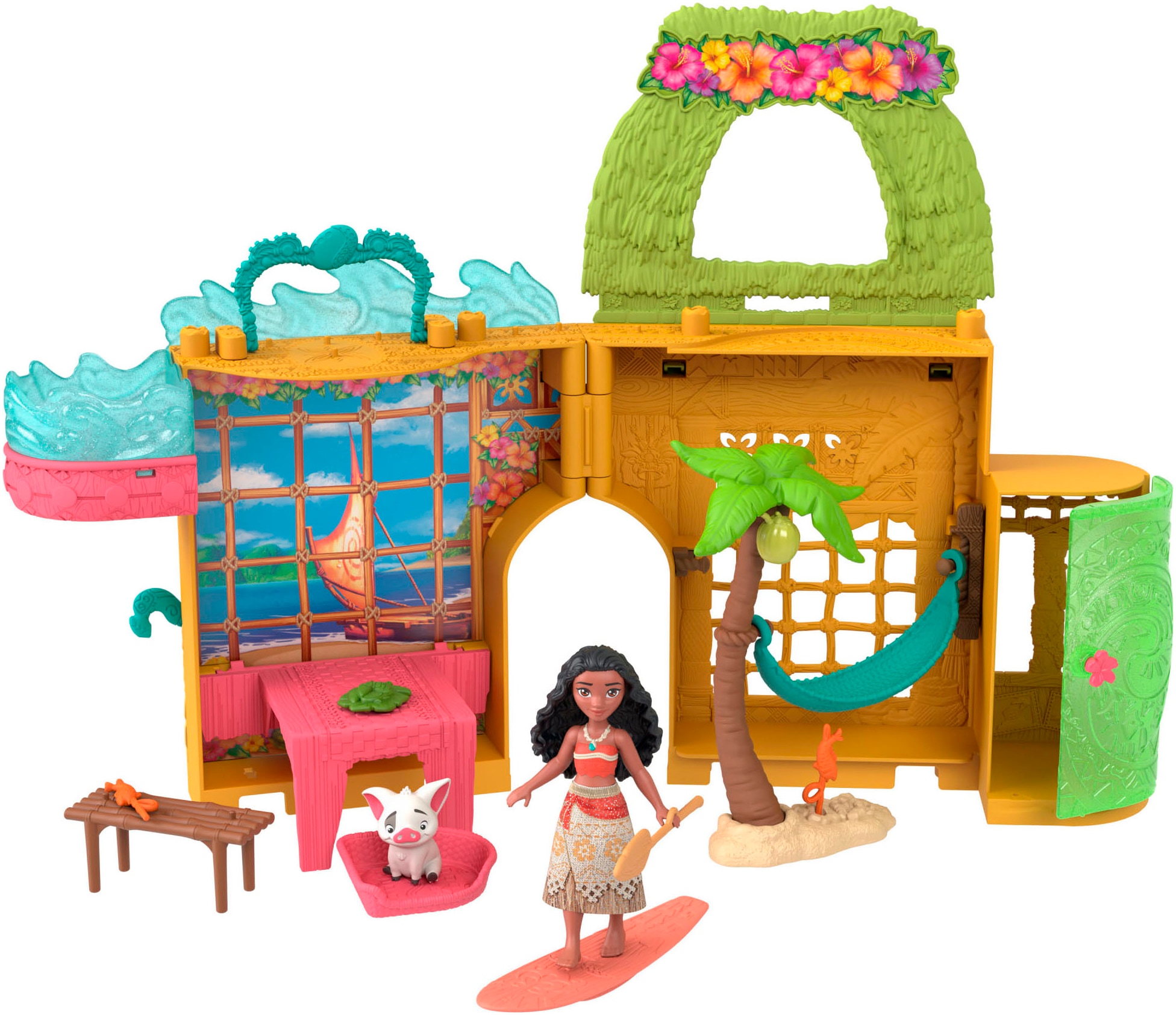 Mattel® Spielwelt »Disney Prinzessin Kleine Puppen Vaiana Stapelschloss«