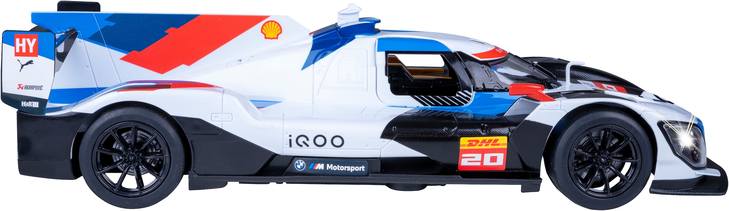 Jamara RC-Auto »BMW M Hybrid V8 LMDH 1:14 weiß 2,4GHz«, mit LED Licht